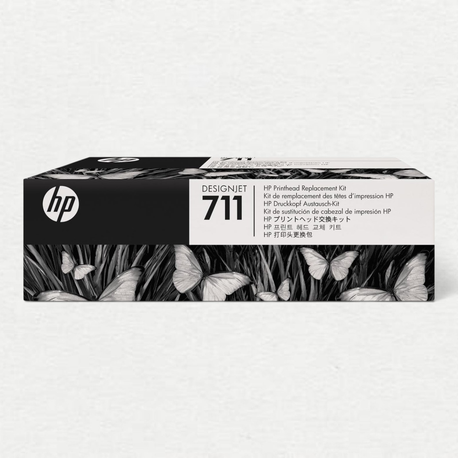 HP C1Q10A OEM HP 711 Genuine Printhead Replacement Kit 4 Ink Cartridges Black