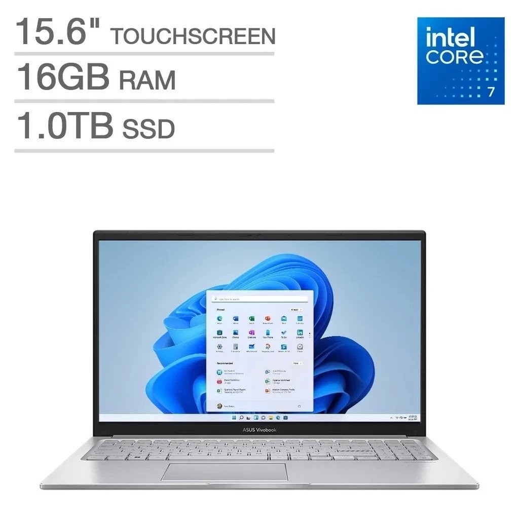 ASUS Vivobook 15 15.6" FHD Touch Core 7 150U 16GB 1TB SSD NEW
