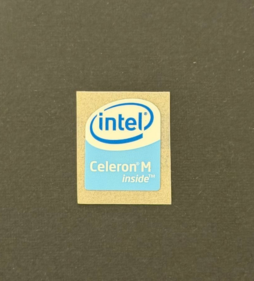1 x Intel Celeron M Inside Sticker Label Decal 16mm x 20mm