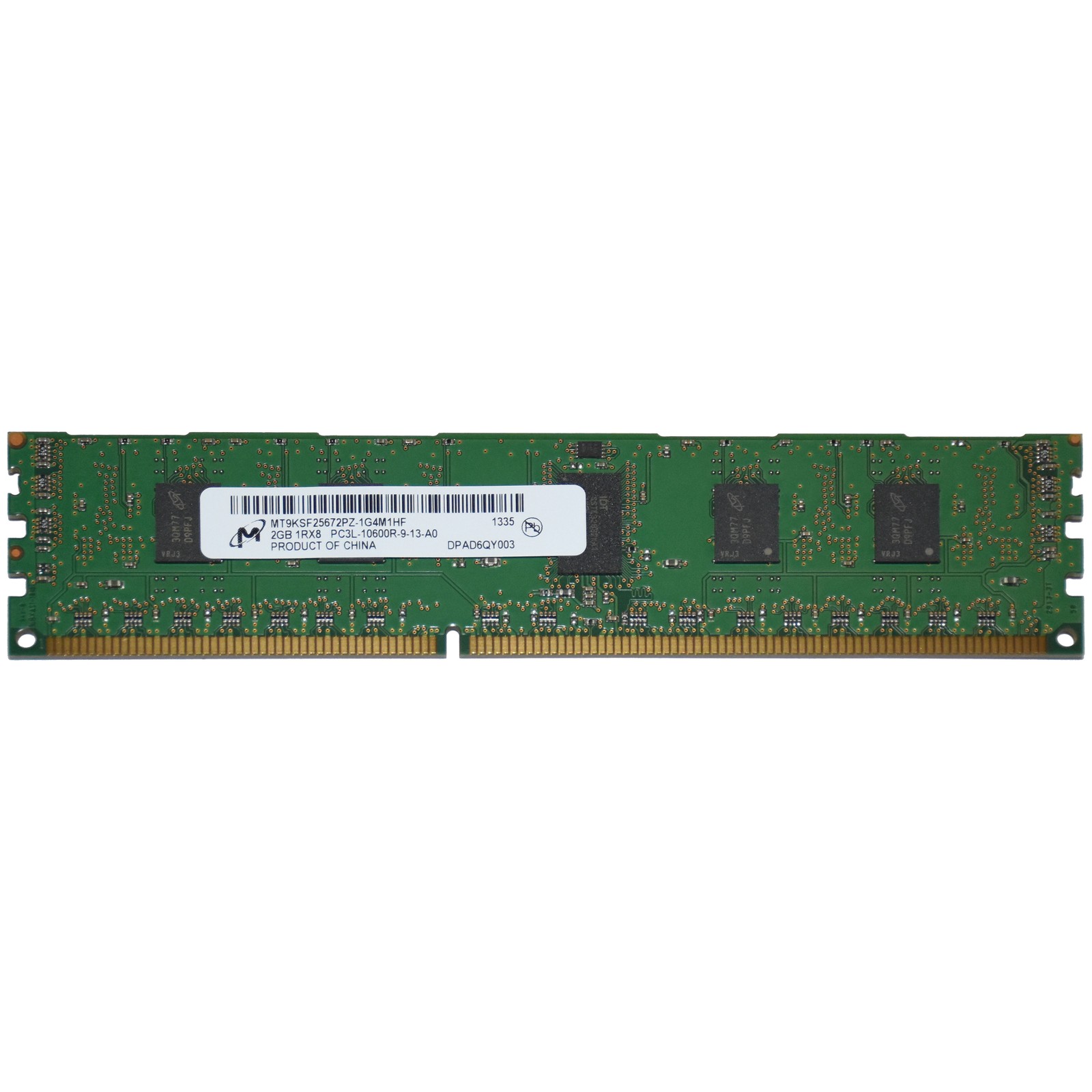Micron 48GB 24x2GB 1333MHz DDR3 240-Pin 1Rx8 Server Memory RAM MT9KSF25672PZ-1G4