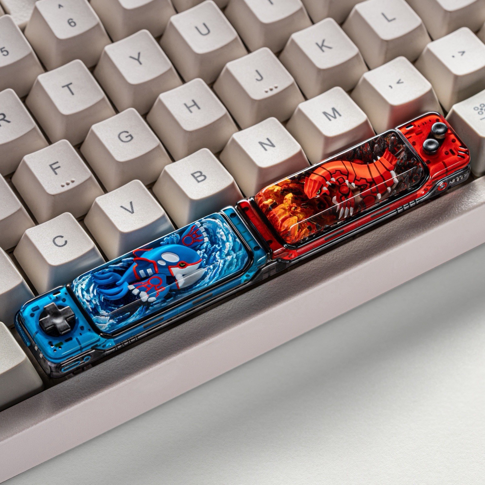 S-Craft GROUDON VS KYOGRE Artisan Pokemon Keycap