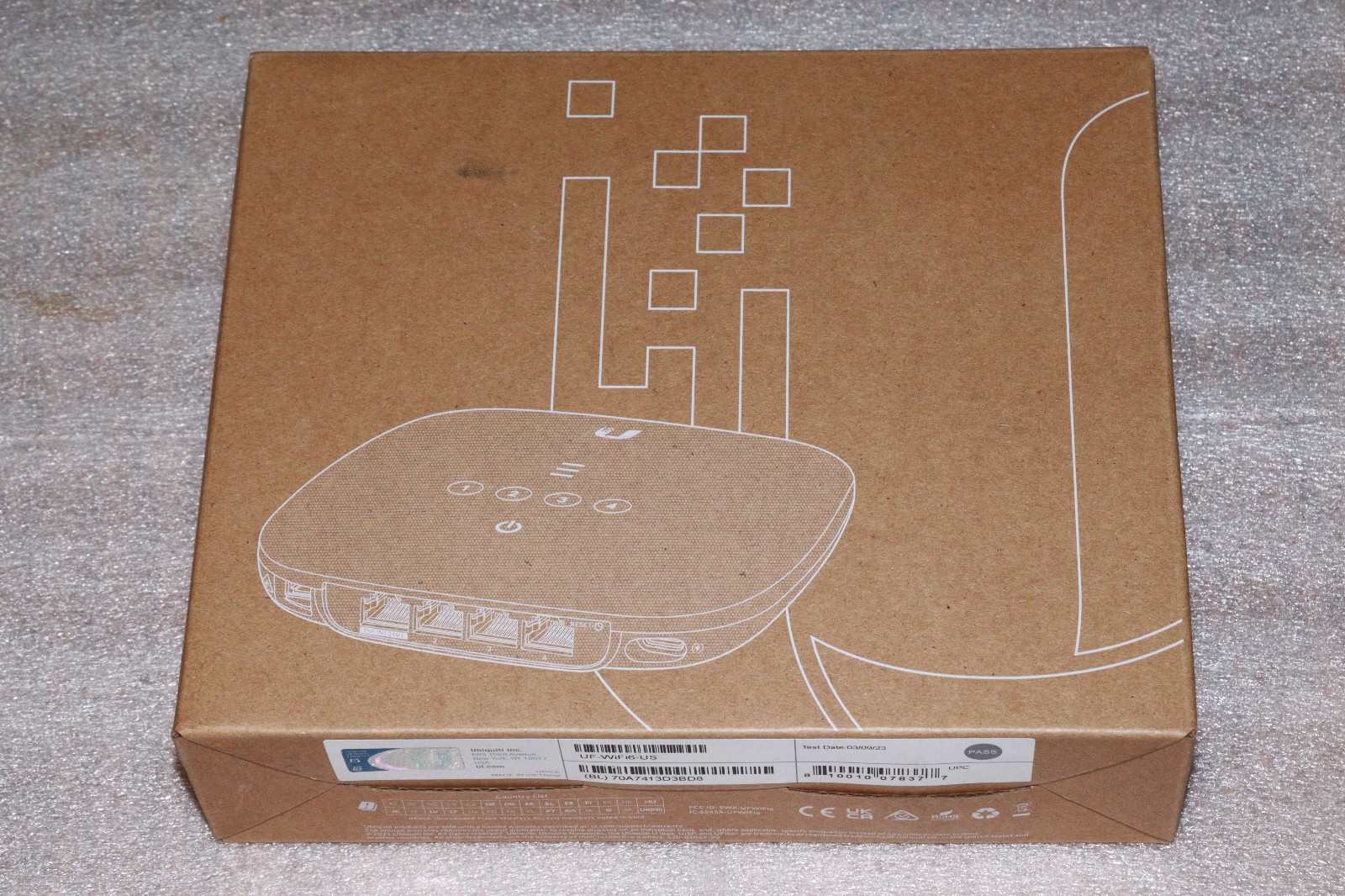 NEW Sealed Ubiquiti UF-WiFi6-US UISP Fiber WiFi6 GPON CPE 2.4 Gbps Dual-band