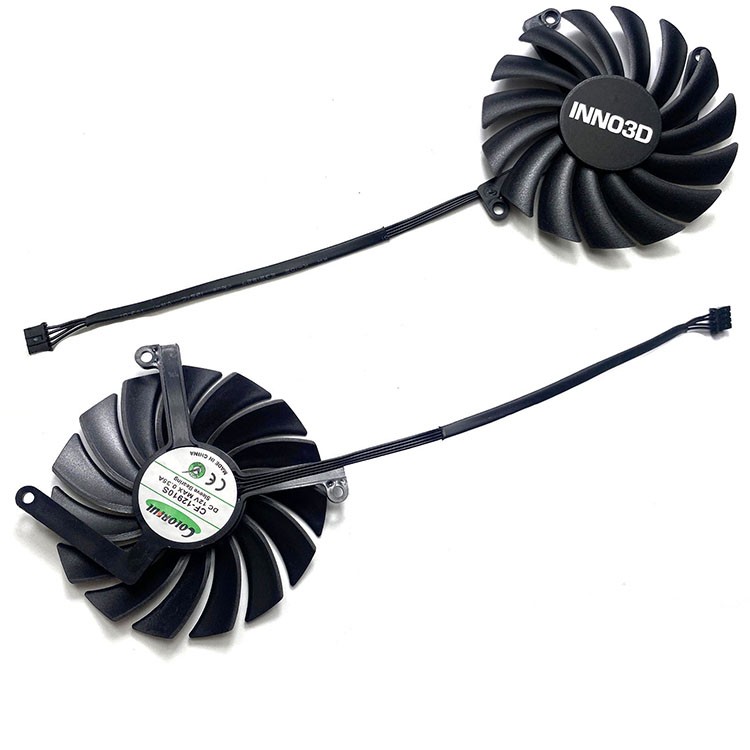 Fans for INNO3D RTX3060ti 3080 TWIN X2 OC Black Gold Extreme Graphics Card Part