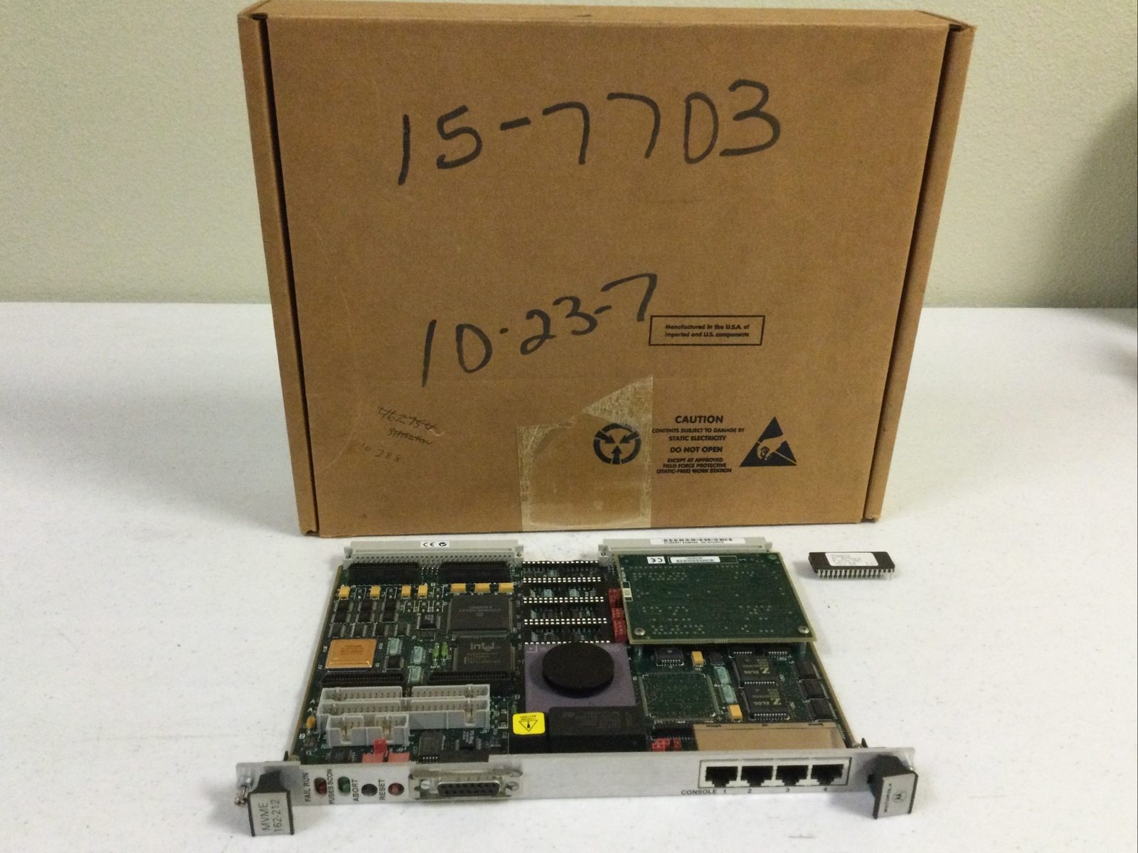 NEW, MOTOROLA MVME 162-212, 01-W3866-B42 EMBEDDED CONTROLLER, 
