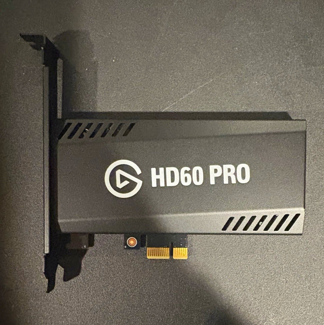 Elgato HD60 PRO PCIe x1 HDMI Digital Video Game Capture Card, 2 Ports READ DESC