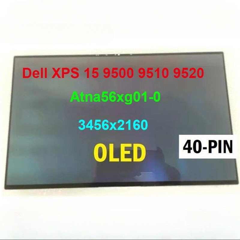 New Genuine Dell Xps 15 9520 9510 Oled 3456x2160 Touch Screen 1d20g 0knyh V6917