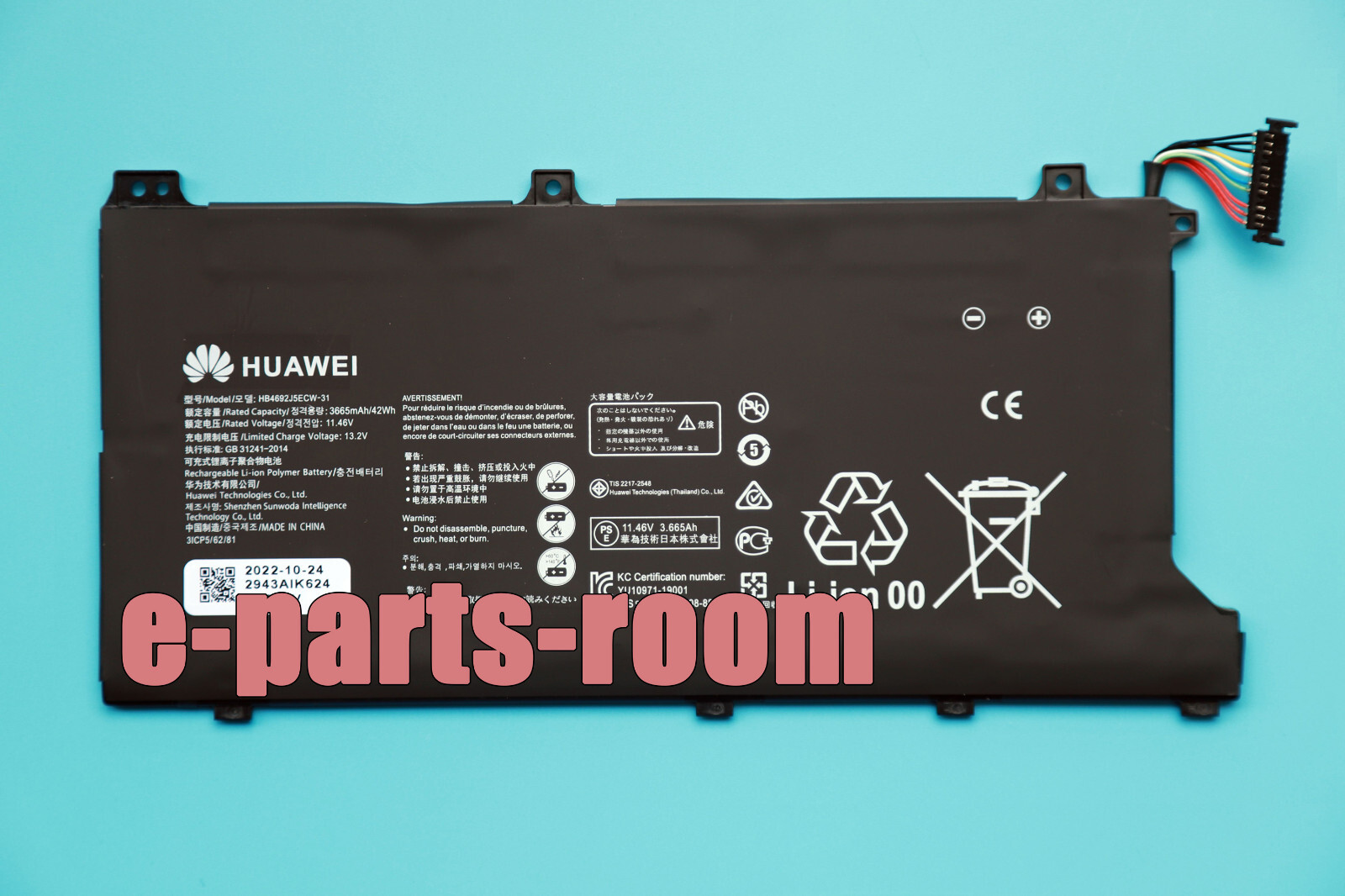 HB4692J5ECW-31 New Genuine Battery For Huawei MateBook D 15 2020 15-53010TUY