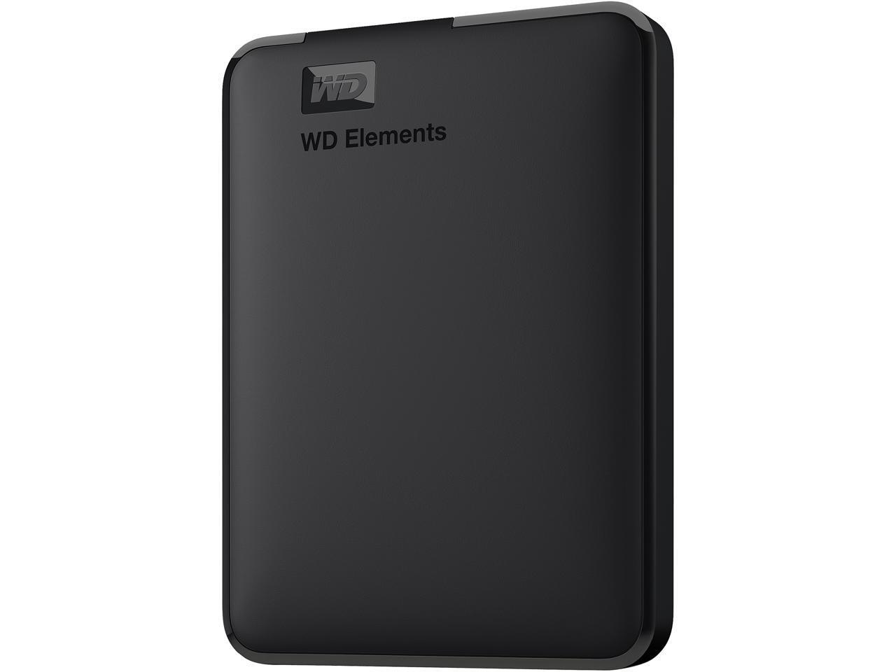 WD WDBU6Y0040BBK-WESN 4TB Elements USB 3.0 High-Capacity Portable Hard Drive for