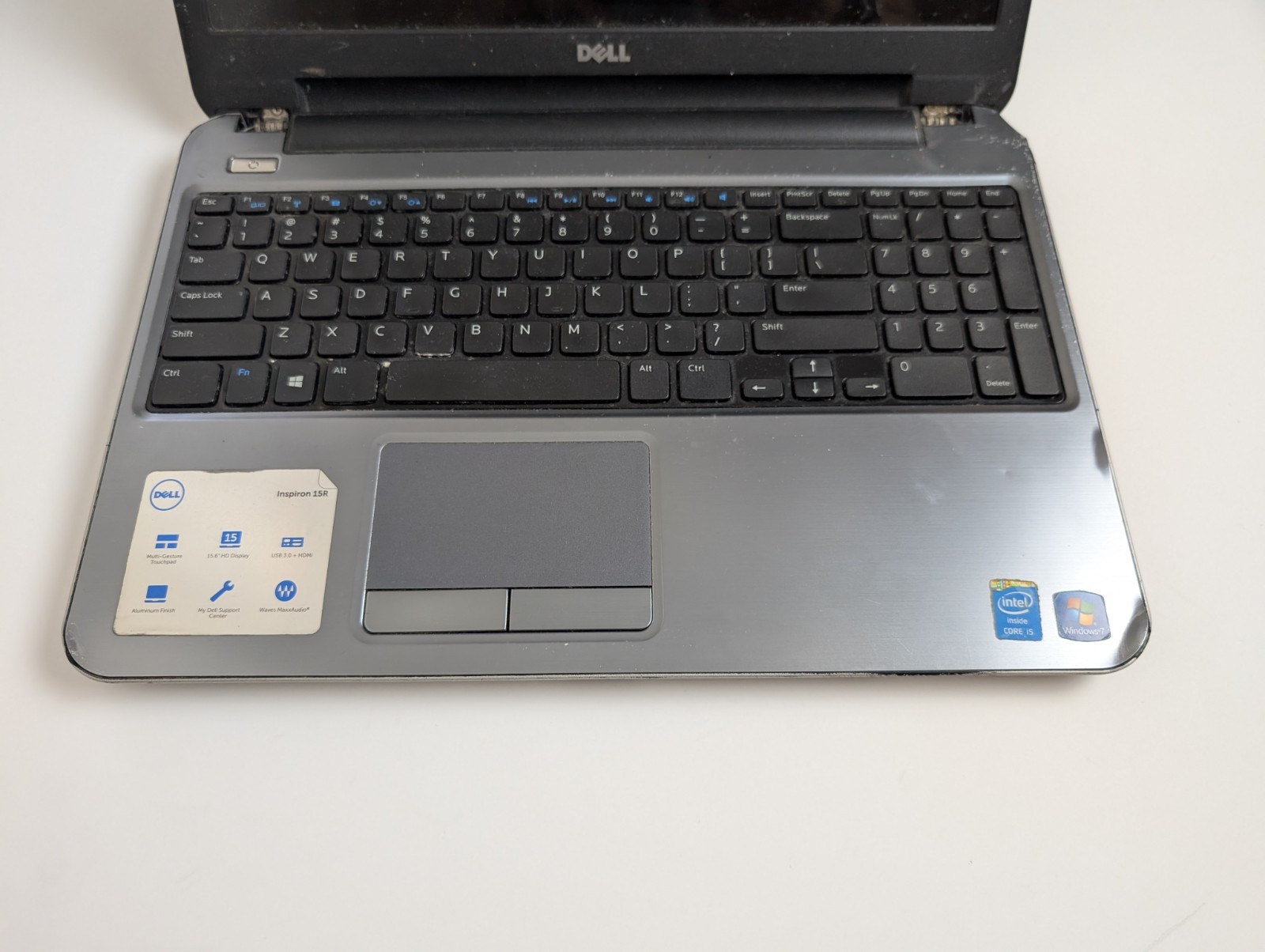 Dell Inspiron 15R (Model 5537) laptop. This unit is not working and is being...