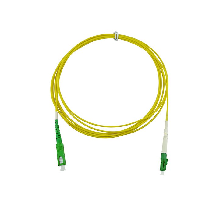 BlueOptics Simplex Fiber Patch Cable LC/APC-SC/APC Single Mode 3 Meters