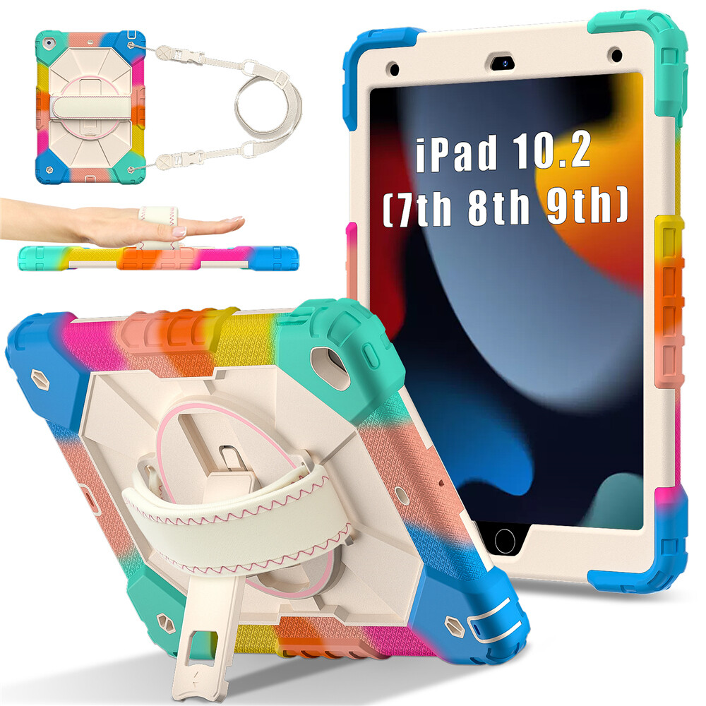 For iPad 11/10/9/8/7/6/5th Gen Air Pro 11" 13" Heavy Duty Shockproof Case Cover
