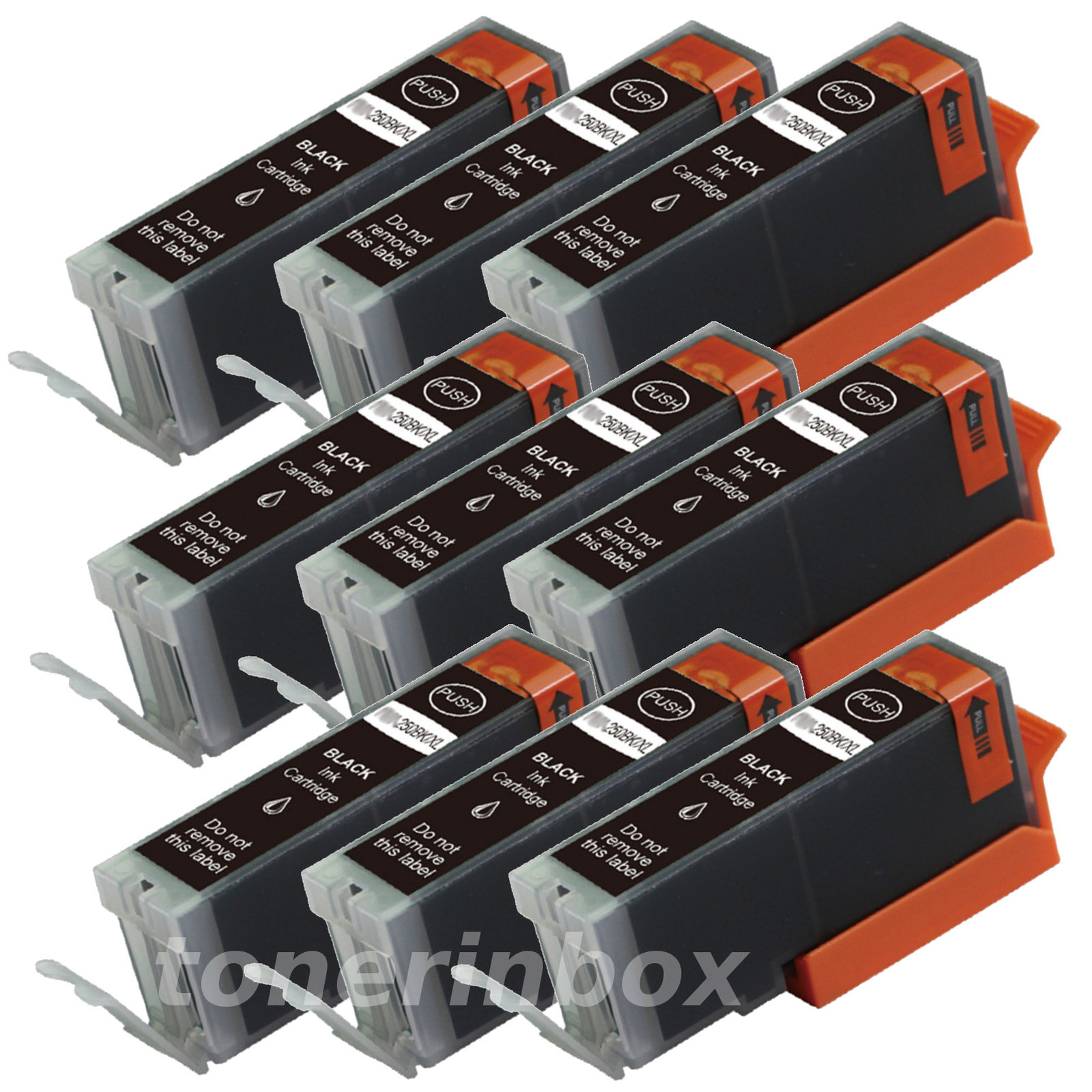 9 Pk PGI-250XL PGI250 XL BK Ink For Canon Pixma MG5420 MG5520 MG6320 MX722 MX922
