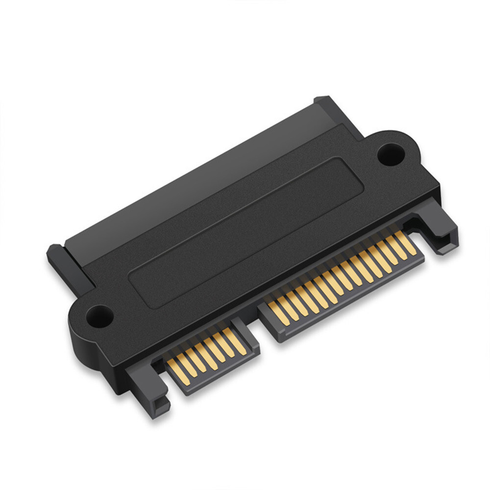 1PC Durable 25mm SFF-8482 Computer Cable Connectors SAS to SATA 22Pin Adapter