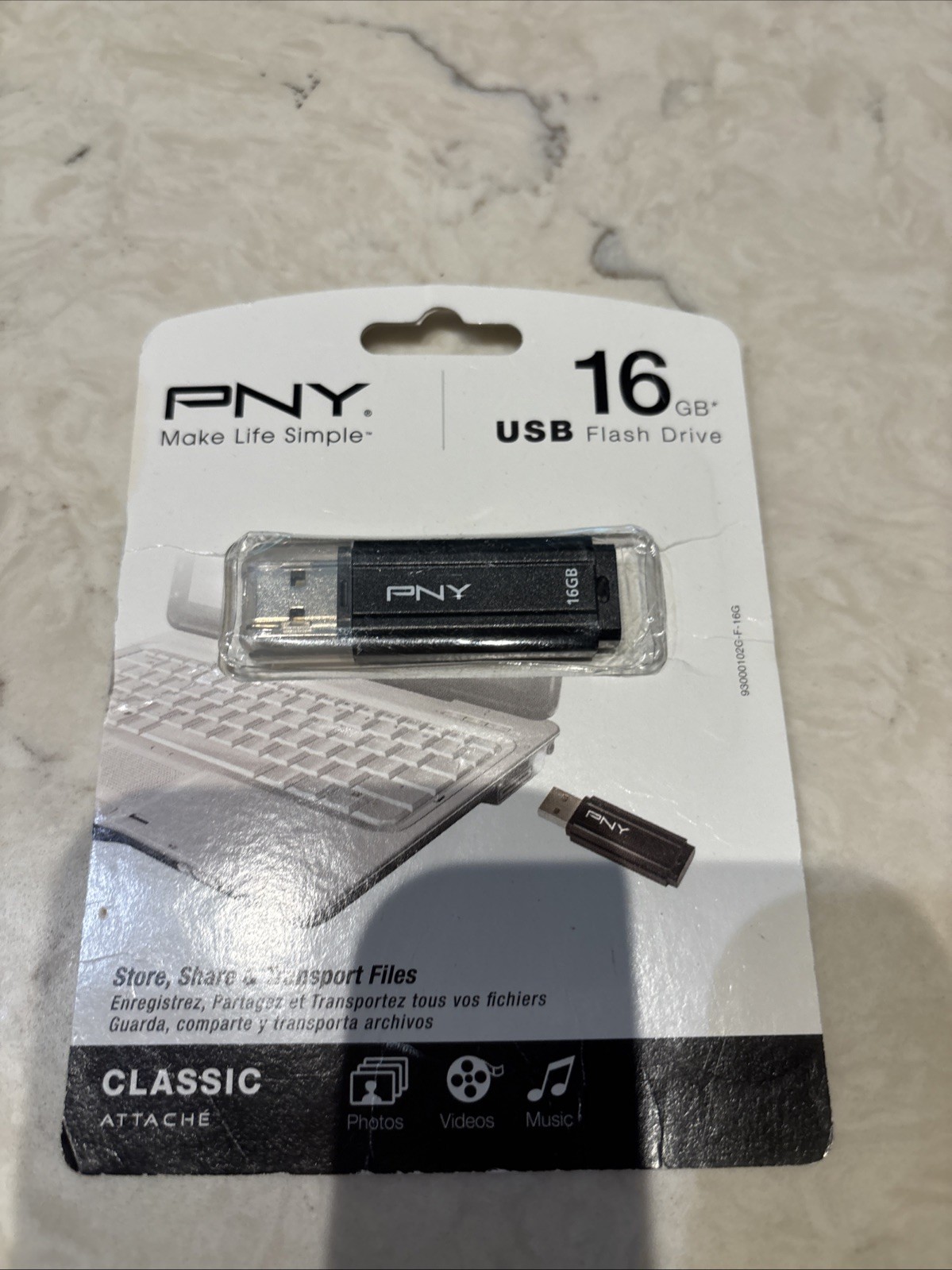 PNY - Attaché 4 16GB USB 2.0 Flash Drive - Black by USB