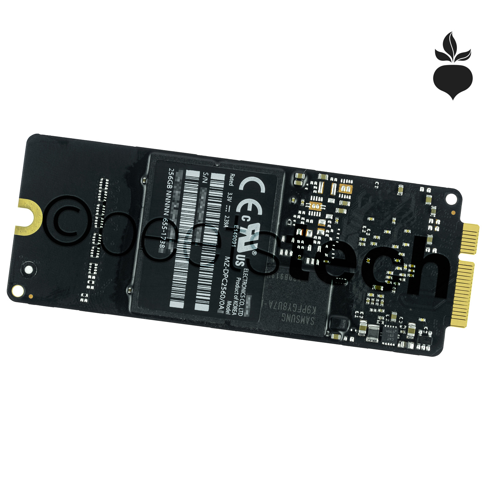 256GB Apple Blade SSD - MacBook Pro Retina 13" A1425 15" A1398 2012 Early 2013