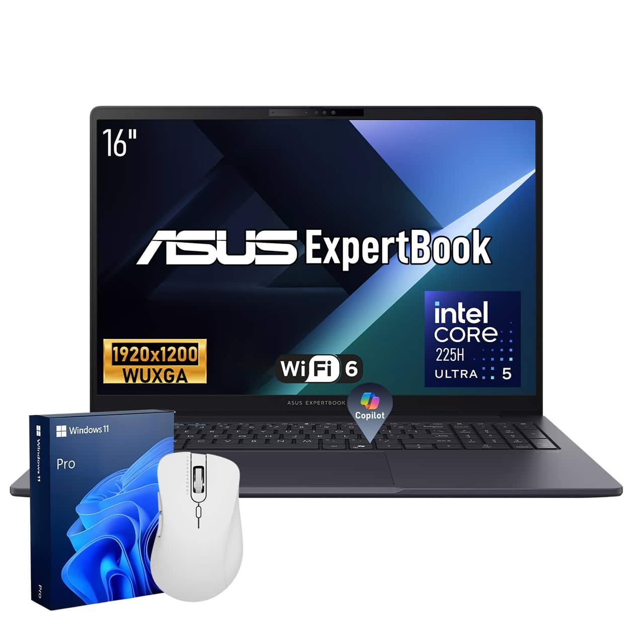 ASUS - Upgraded - ExpertBook 16 in FHD+ - Core Ultra 5 225H - 32GB RAM 2TB SSD