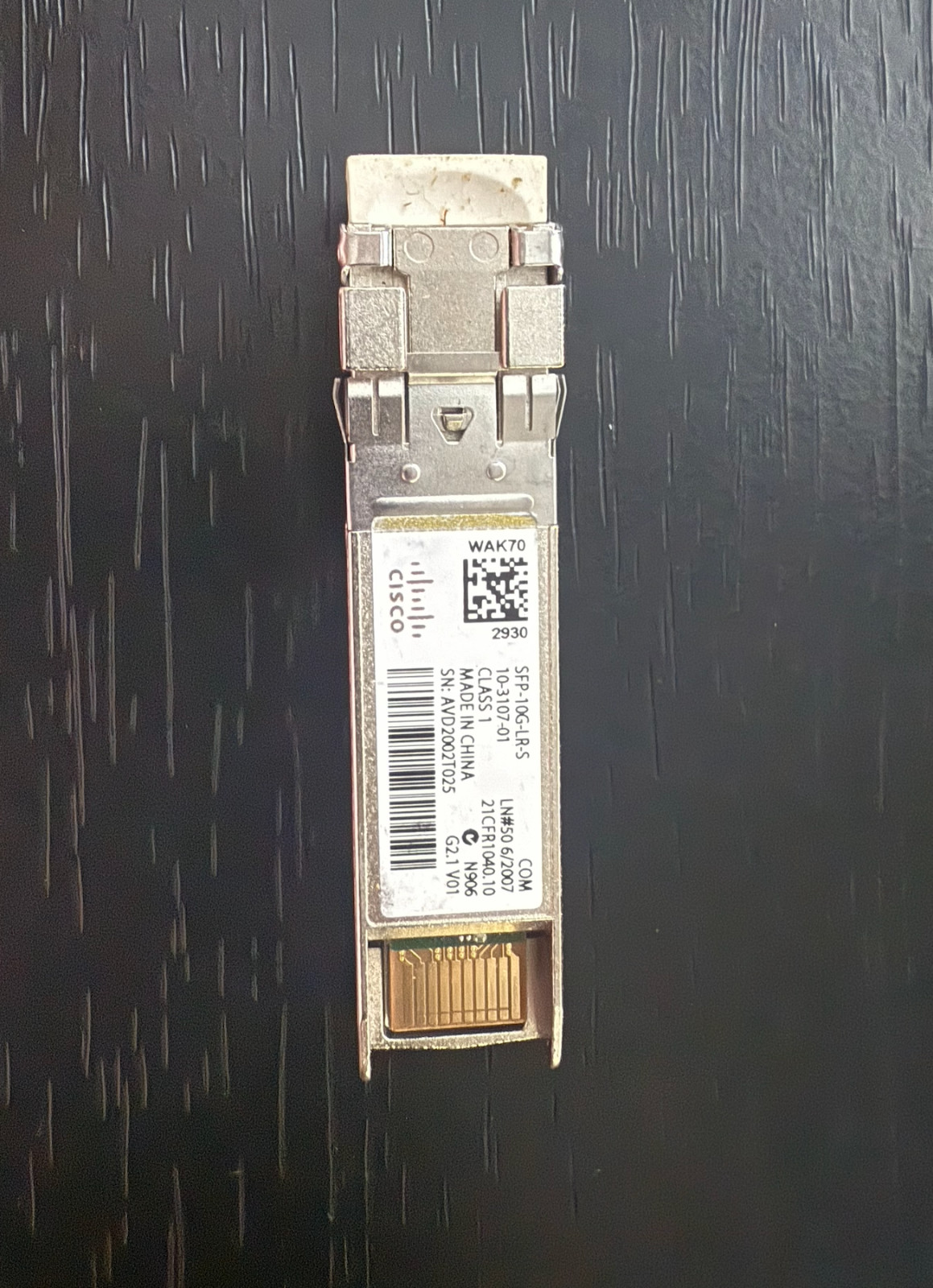 CISCO SFP-10G-LR-S 10GBASE-LR ENTERPRISE-CLASS P SFP MODULE - GENUINE CISCO