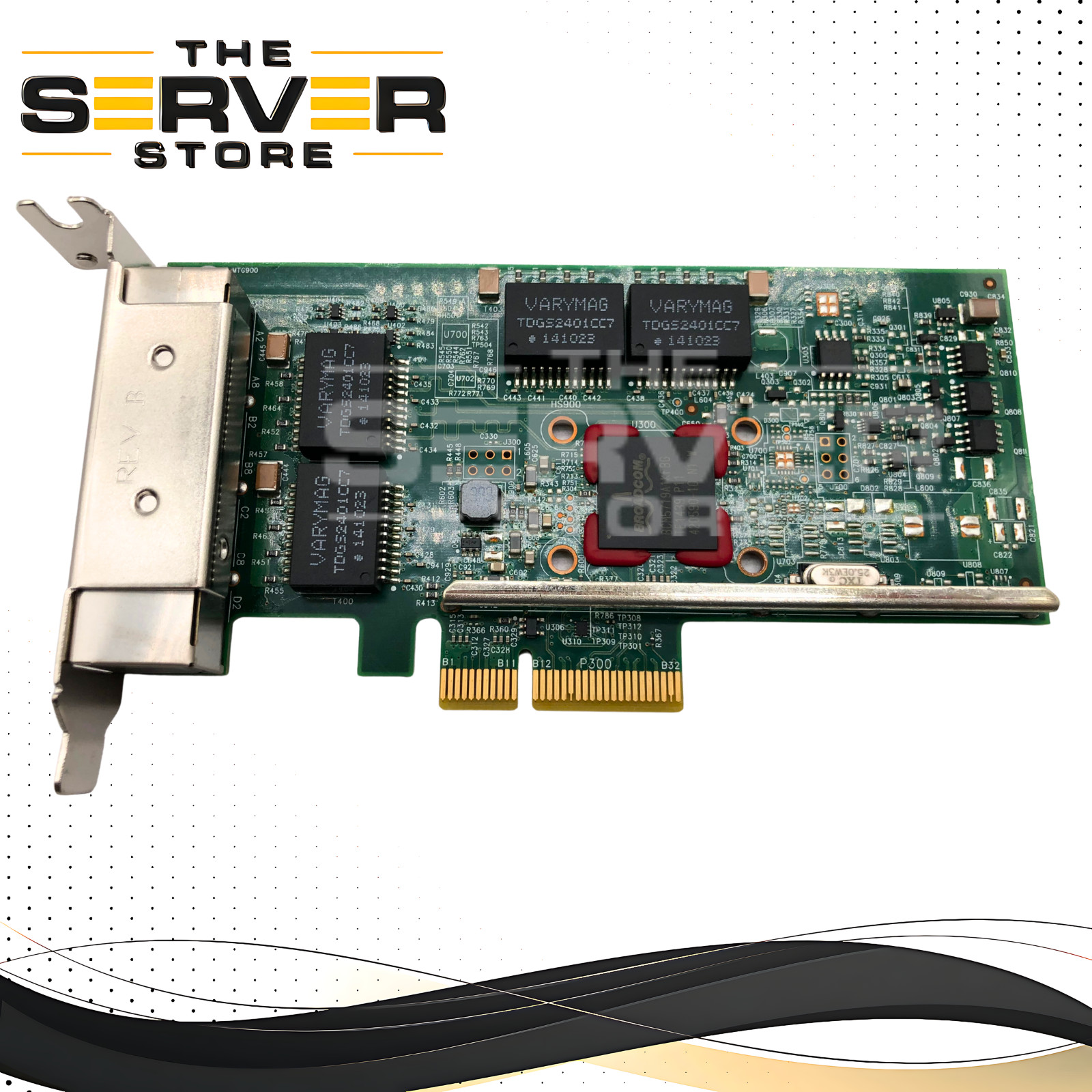 IBM Broadcom 5719 Quad-Port 1GbE RJ-45 PCIe Network Adapter 109427-001 00E2873