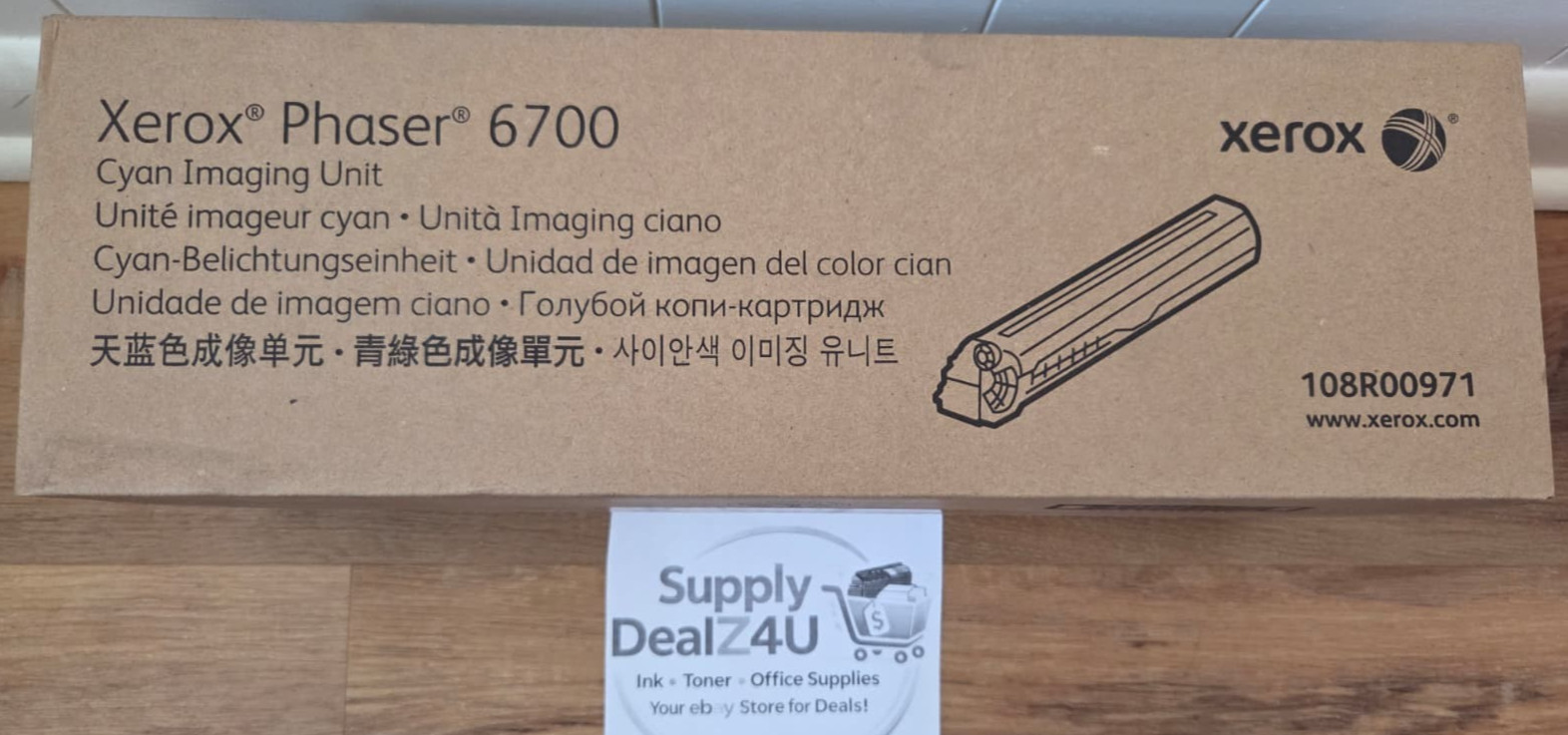 GENUINE XEROX PHASER 6700 108R971 108R00971 CYAN IMAGING UNIT NEW SEALED