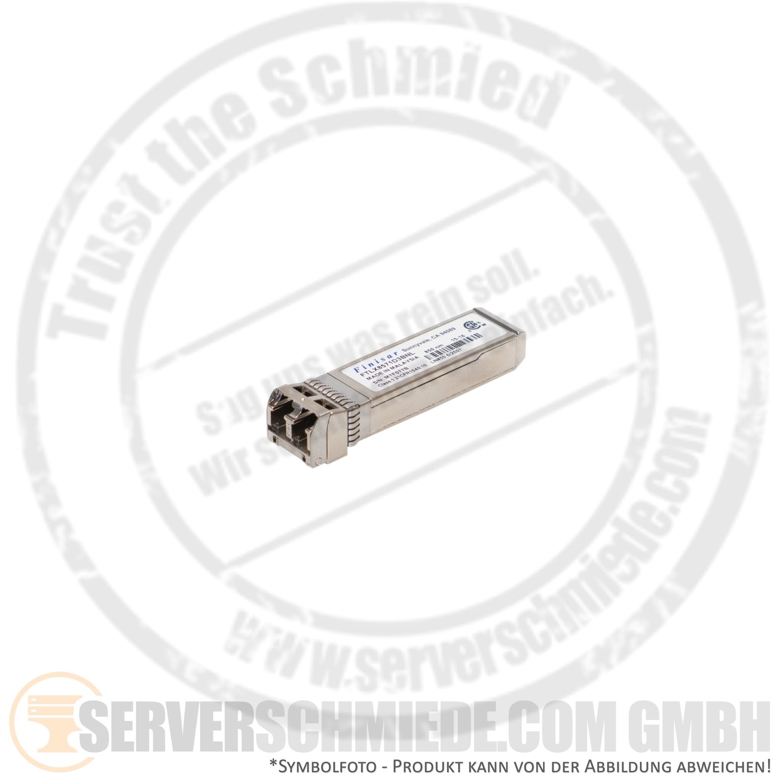 Finisar 10Gb SFP+ Optical Transceiver 300m 850nm Multi-Mode SR FTLX8571D3BNL