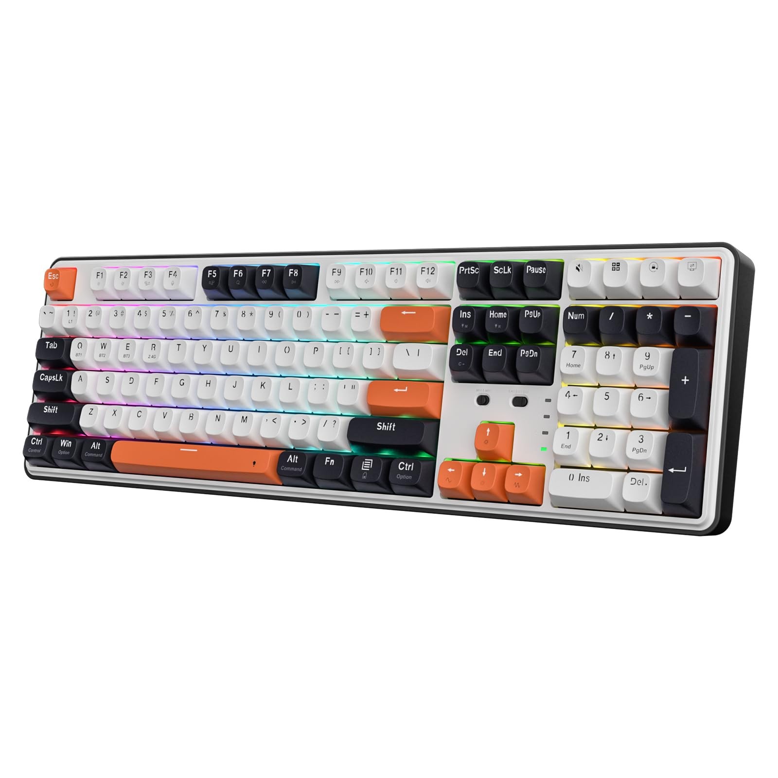 Best Redragon K689 PRO Wireless Gasket RGB Gaming Keyboard, 108 Keys Mechanical