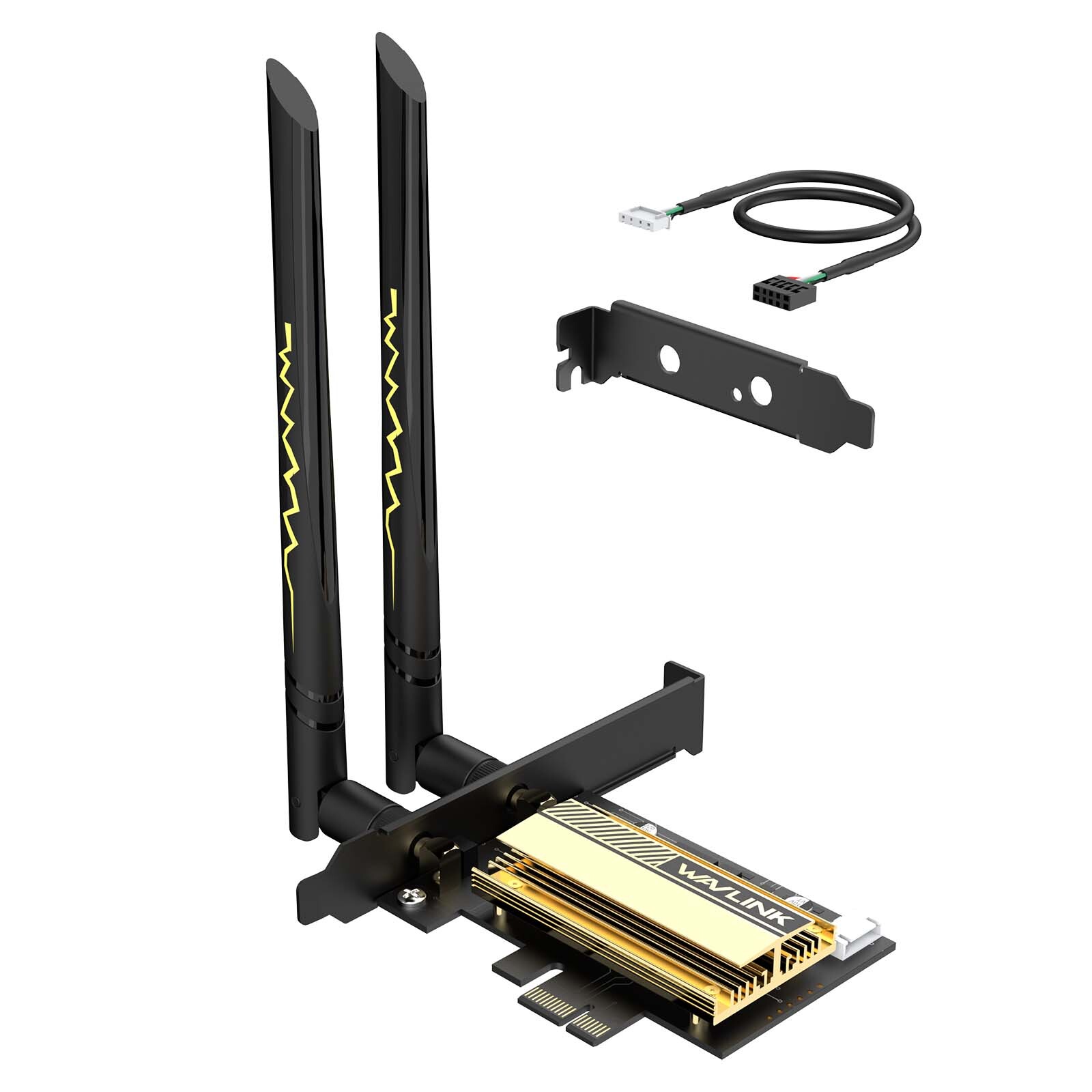 AX5400/BE8800 WiFi 7/6E PCI-E Network Adapter Card Wifi Antenna Tri-band Desktop
