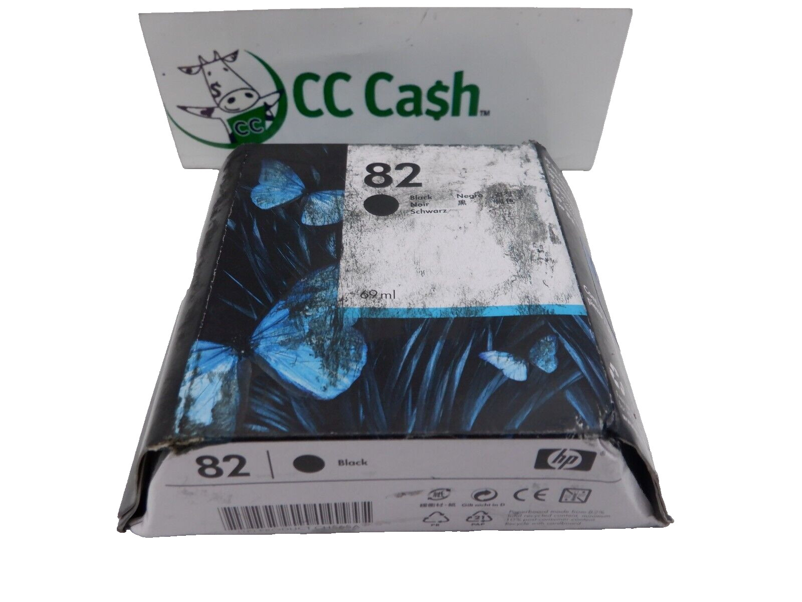 Genuine HP 82 Black CH565A 69ml Ink Cartridge  D