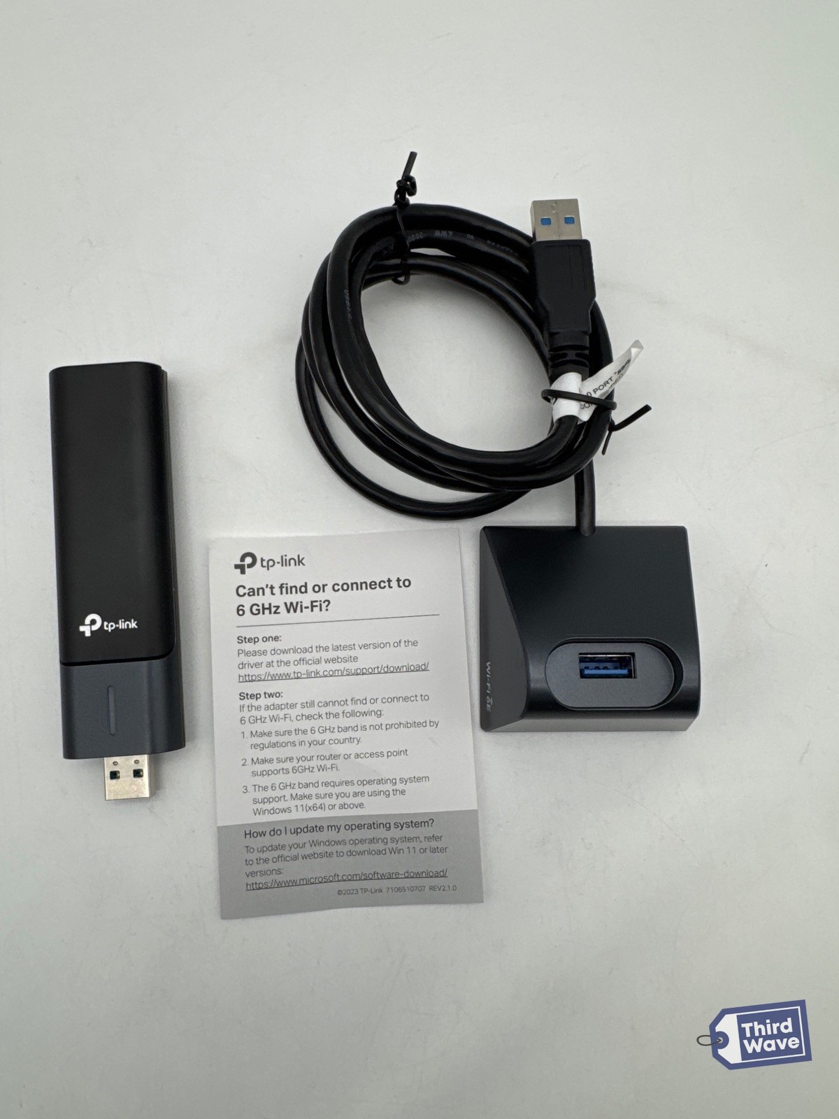 TP-Link Archer TXE70UH Tri-Band AXE5400 WiFi 6E USB Wi-Fi Adapter PC