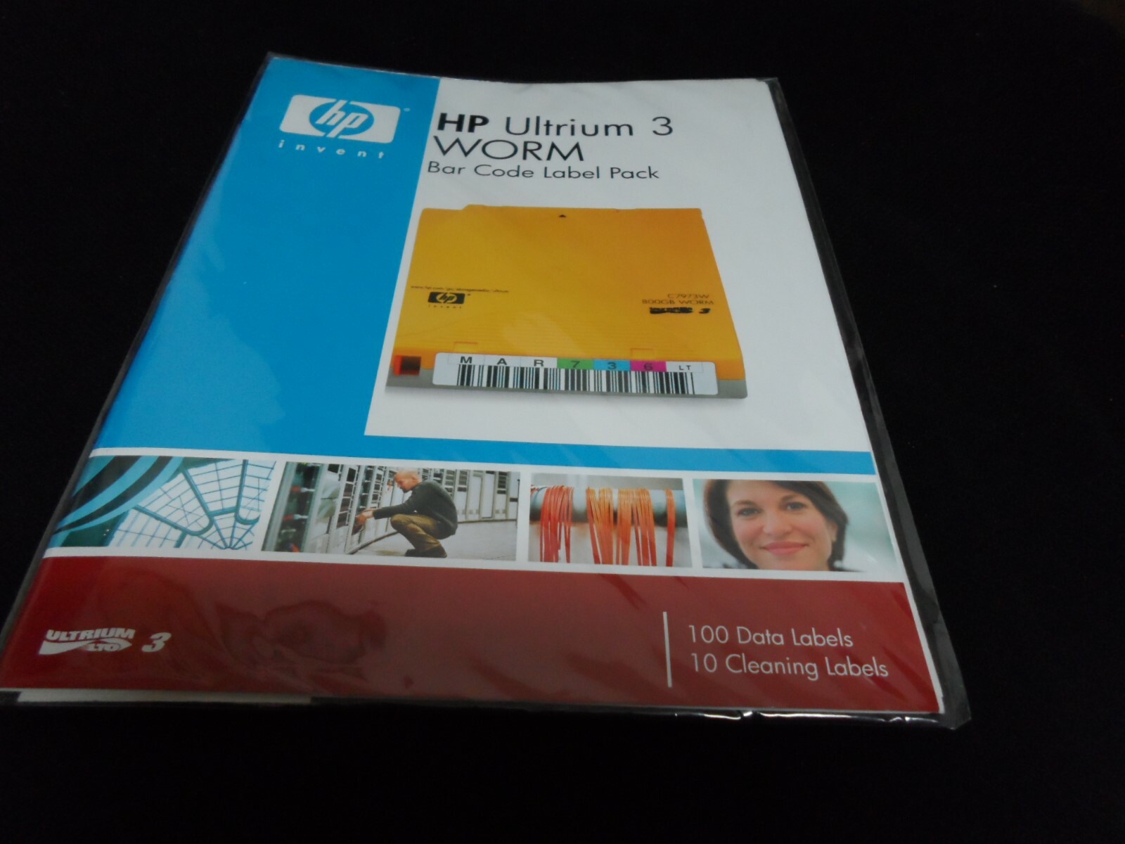 HP NEWSealedWorm Bar Code Label Pack Q2008A Q2008-60000 for Ultrium3 LTO3 C7973W