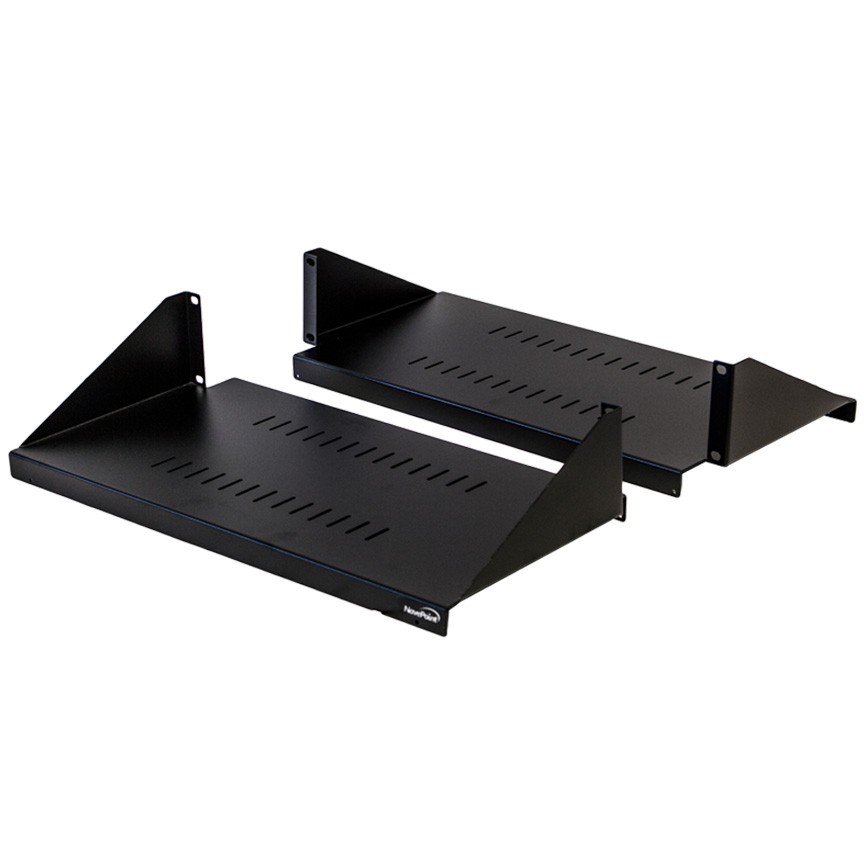 NavePoint 2U Center Mount Rack Shelves for 19-inch Racks, Vented - Parent