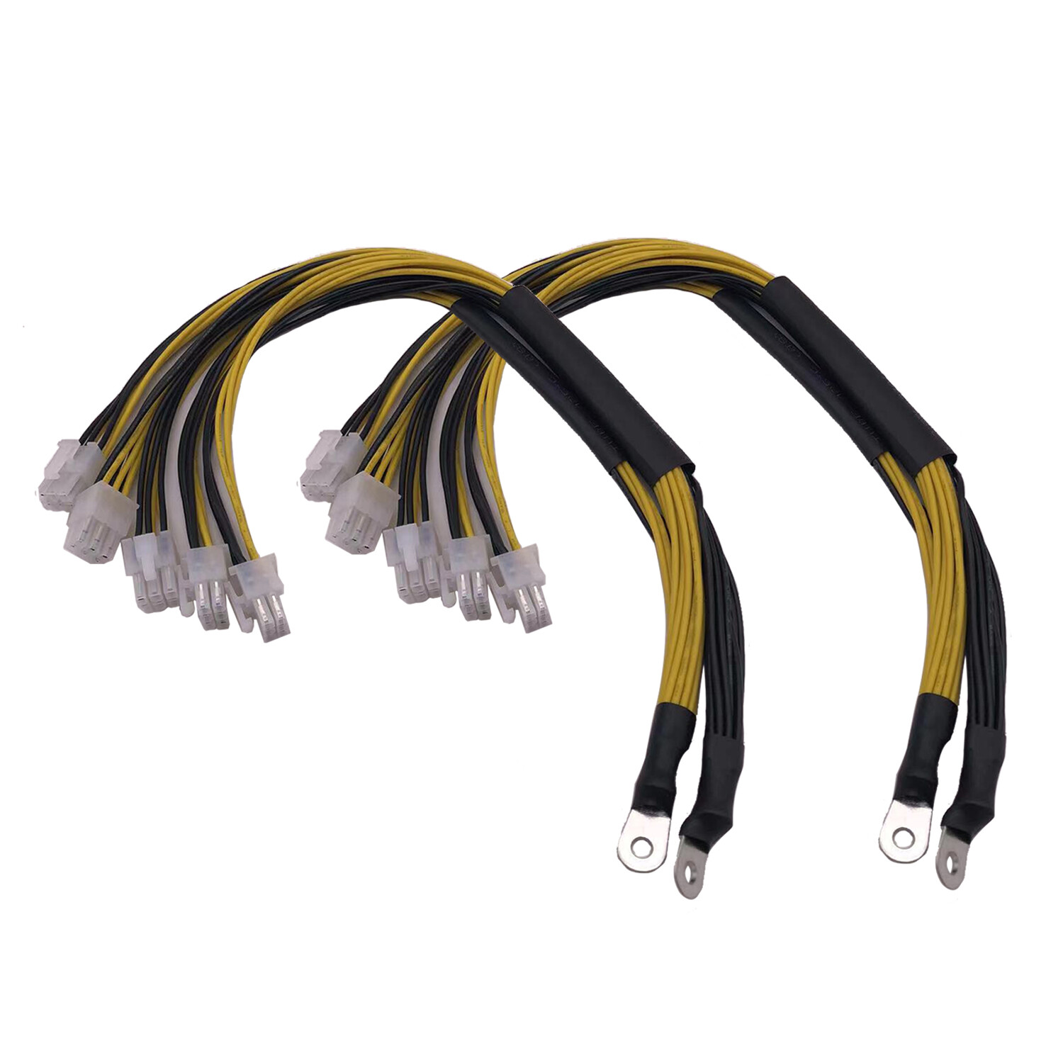 2 Pcs 10X PCIe 6Pin Powers Connector Cable for Bitmain Antminer APW7 APW3++ PSU