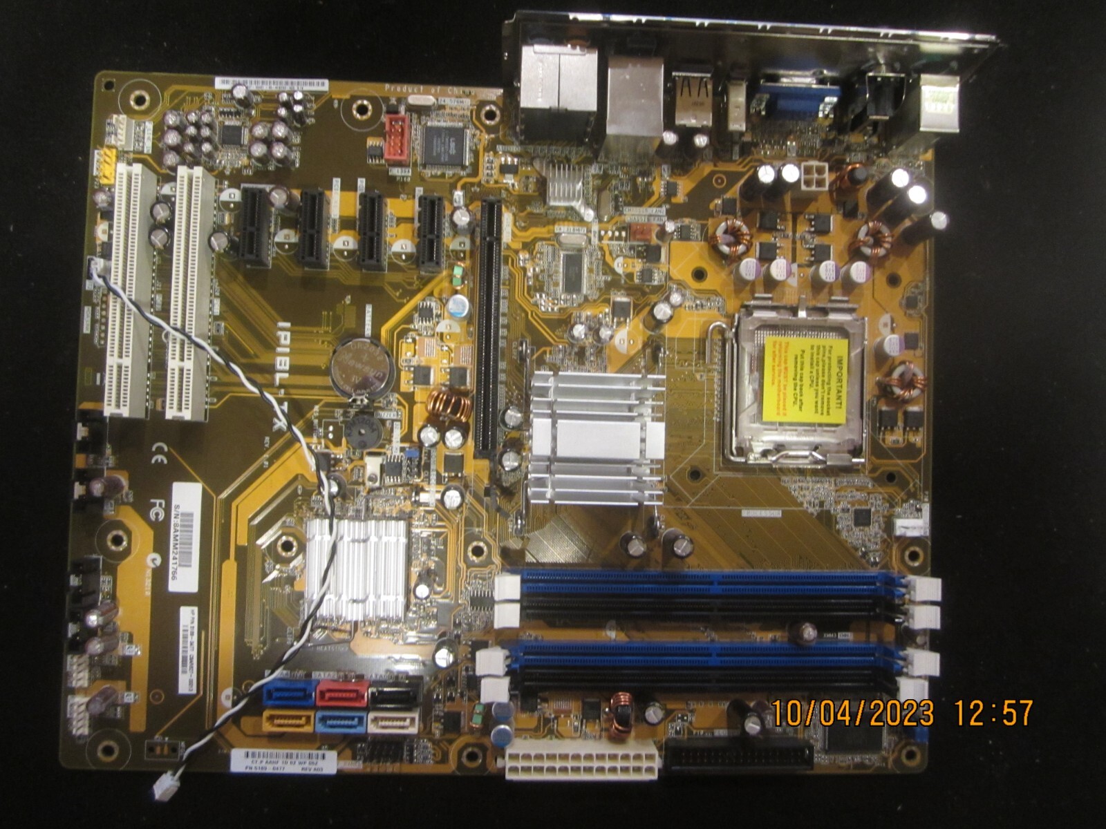 ASUS HP IPIBL-TX 5189-0477 DESKTOP Motherboard,  ONLY