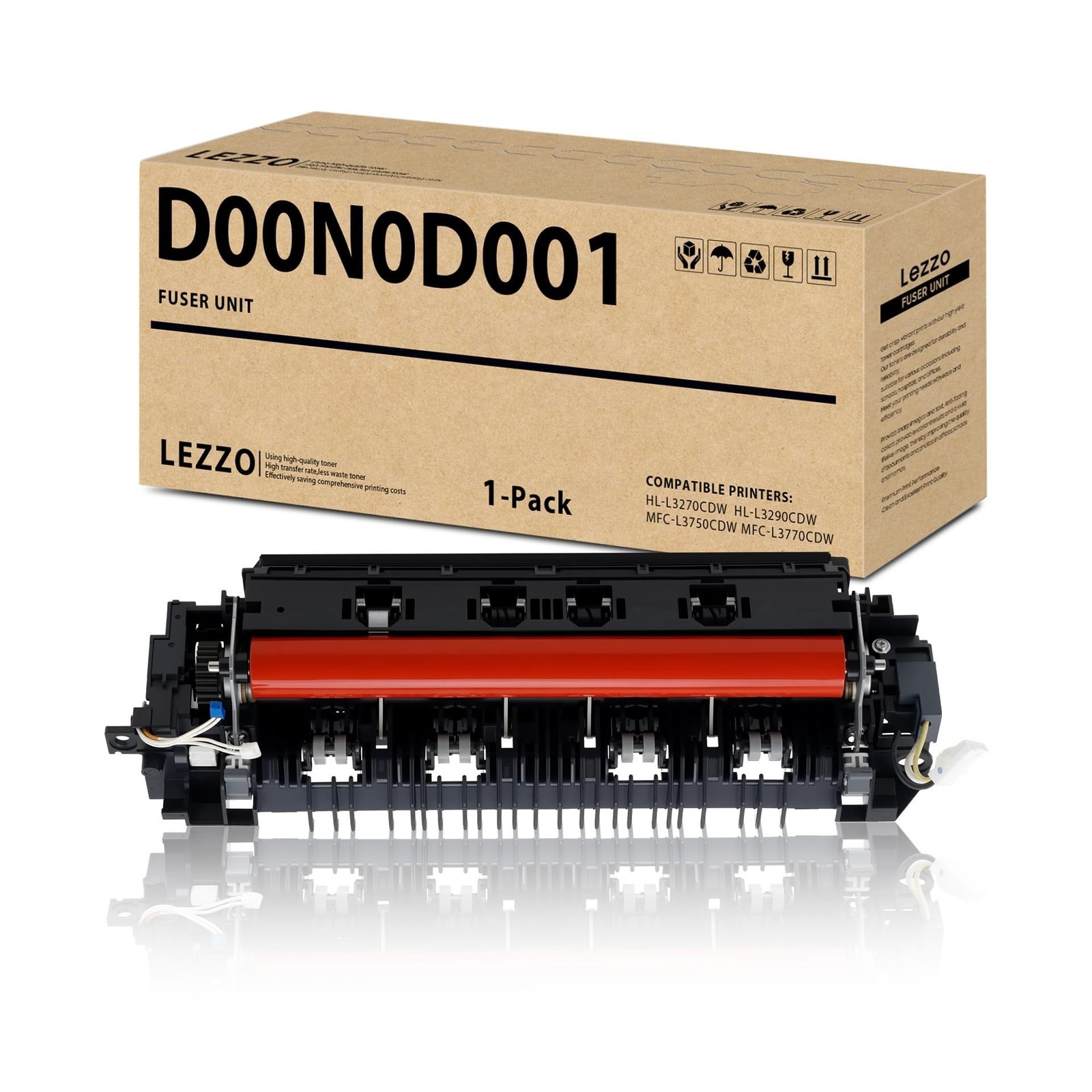 D00N0D001 Fuser Unit Kit 1-Pack Replacement for Brother D00N0D001 Fuser Unit ...
