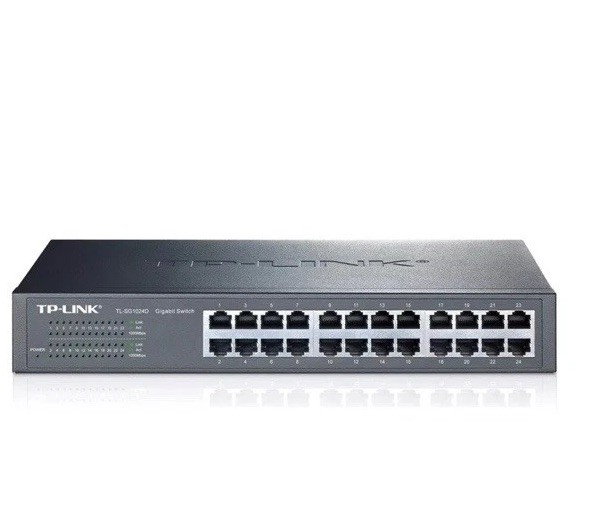 TP LINK 24-Port Gigabit Easy Smart Switch SG1024DE UPC 845973021245 - Compute...