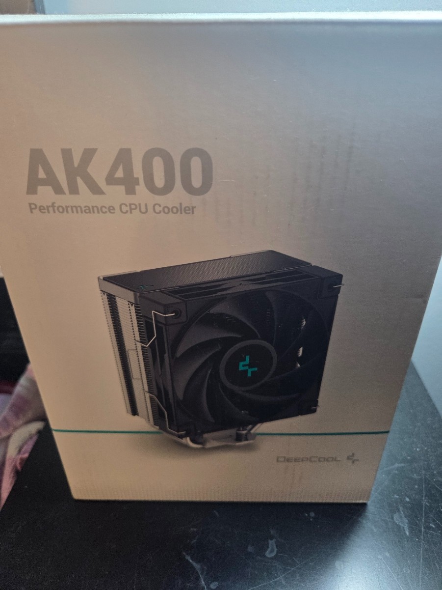 DeepCool AK400 ZERO DARK 120mm CPU Fan with Heatsink brand new in box