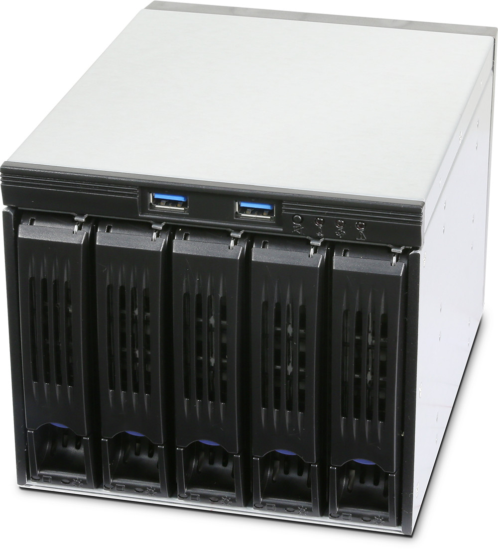 Chenbro SK33502H08*13709 5B 3.5"HDD Enclosure w/12Gb/s SAS&SATA Backplane Brown