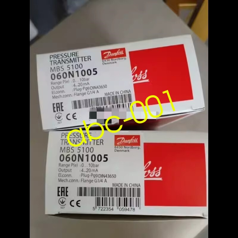 1pcs Danfoss MBS5100 060N1005 0-10bar Pressure Transmitter Sensor
