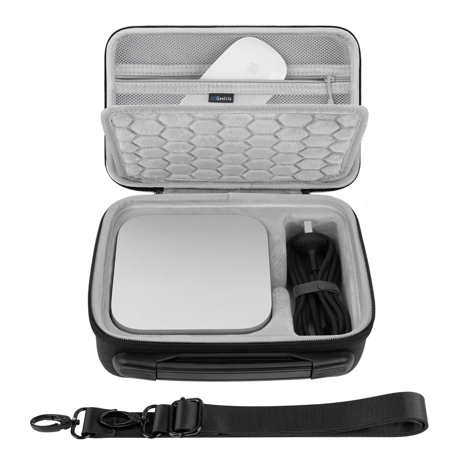 Geekria Mini PC Hard Shell Case, Compatible with  2024 Mac Mini M4 / M4 Pro