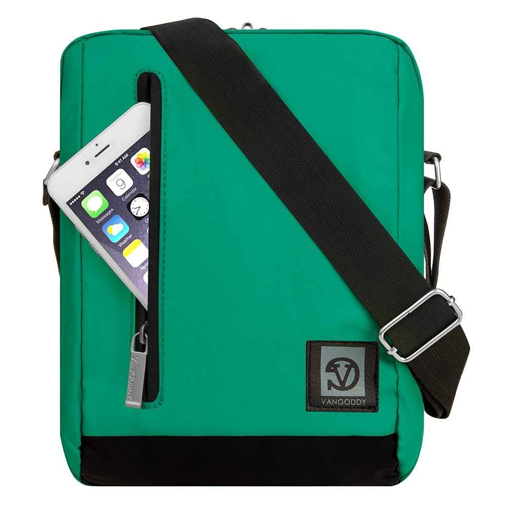 Outdoor Sleek Messenger Bag Lemon Green Crossbody Carry for 10in Tech