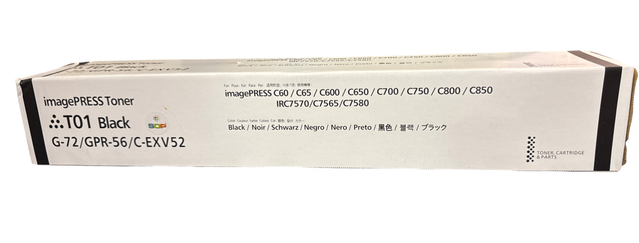 Japan replacement G72/GPR 56/C-EXV52 T-01 Toner Cartridge  GPR-56 Canon T-01