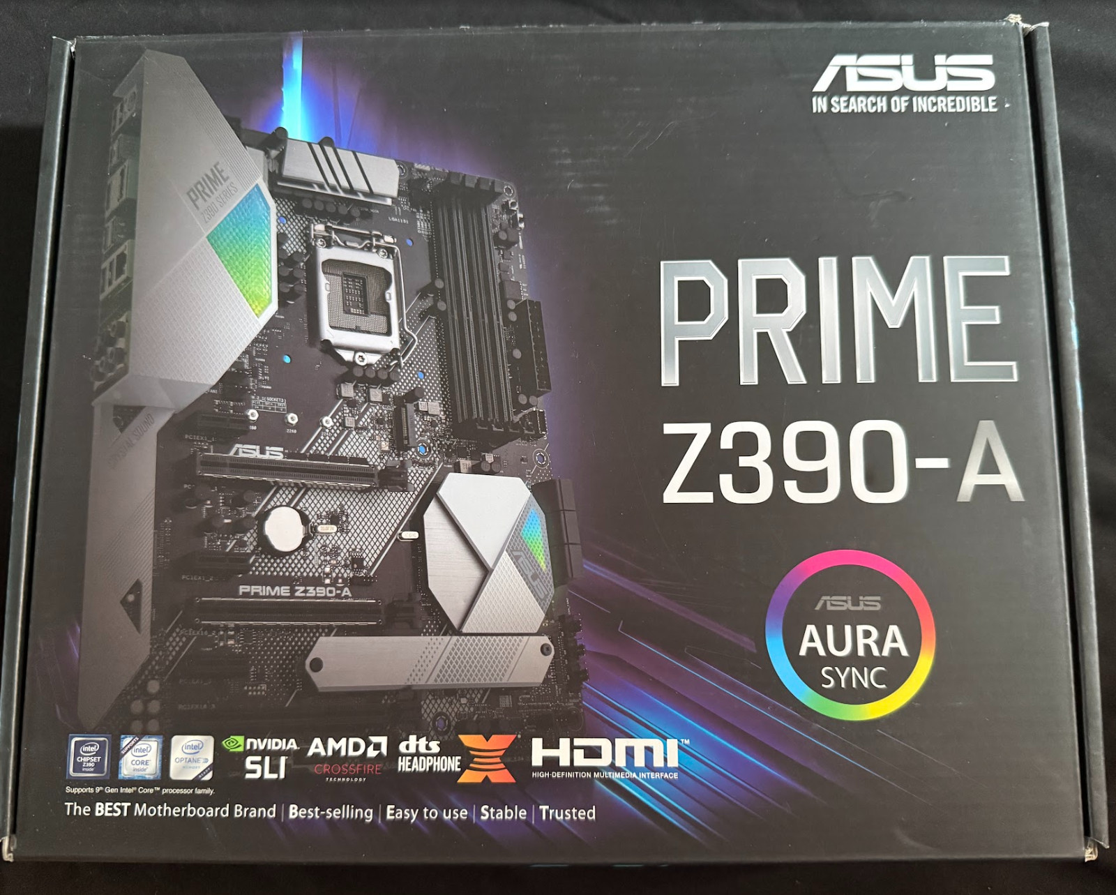 ASUS Prime Z390-A Intel Z390 Motherboard LGA 1151 DDR4 SATA 6Gb/s USB 3.1 Gen2
