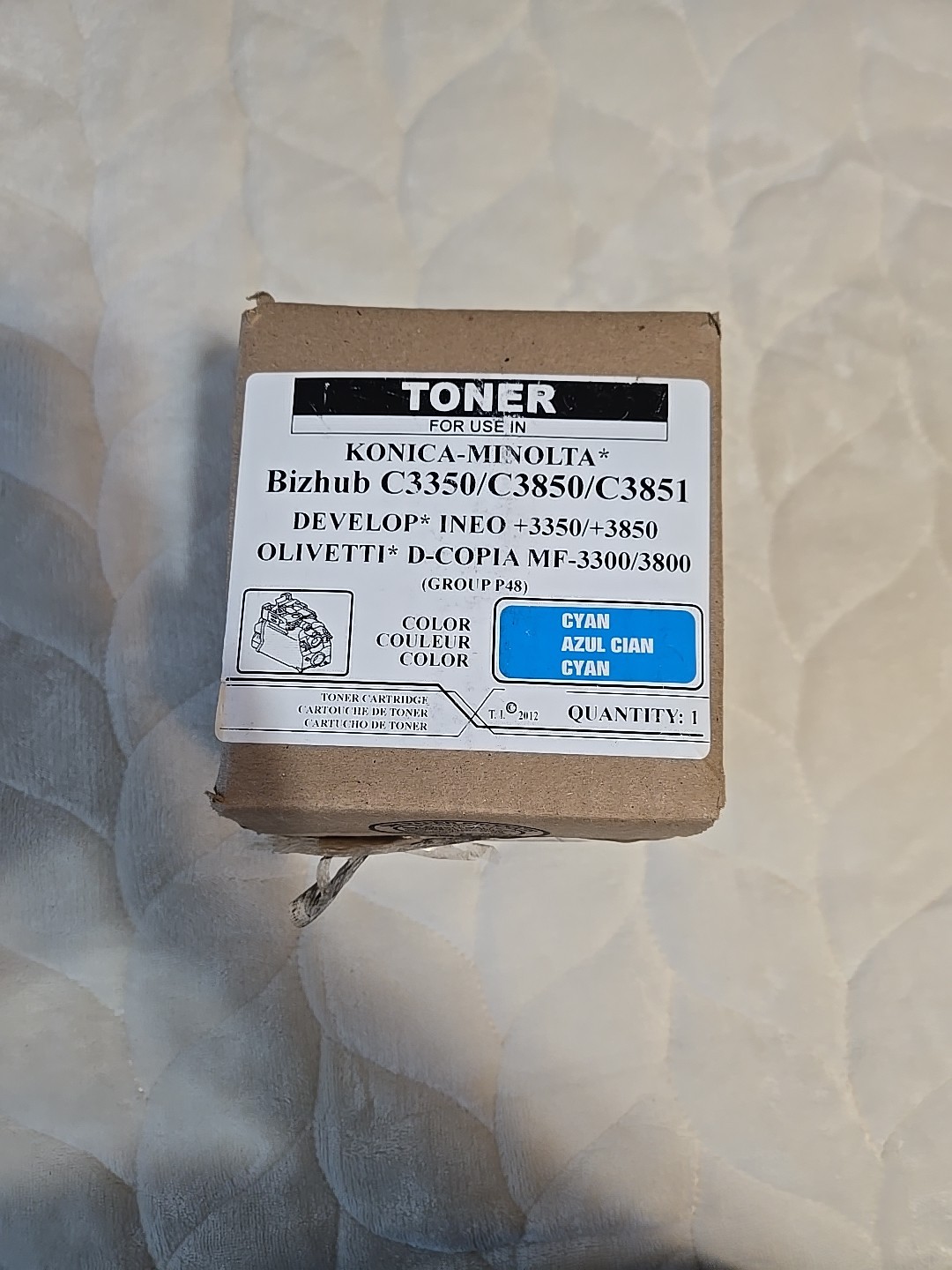 Konica Minolta Cyan Toner Cartridge Bizhub C3350/c3850/c3851 Brand New