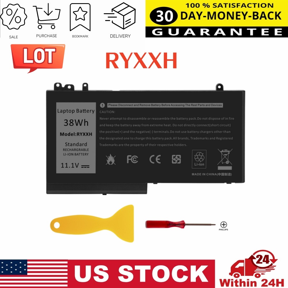 🔥LOT 1-50x RYXXH Battery For Dell Latitude E5250 E5450 E5550 3150 3160 VVXTW