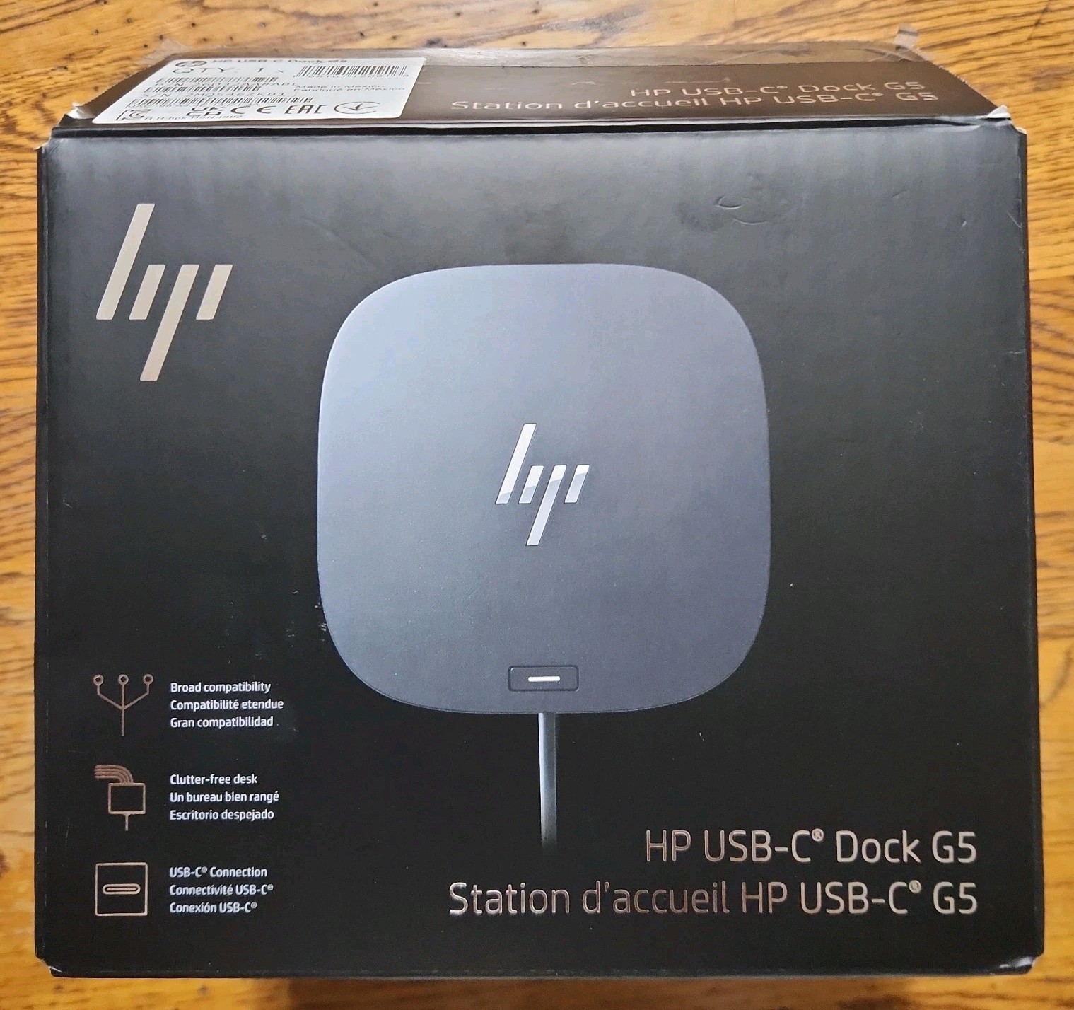 HP - G5 USB-C Universal Docking Station - Black - ‎26D32AA#ABL