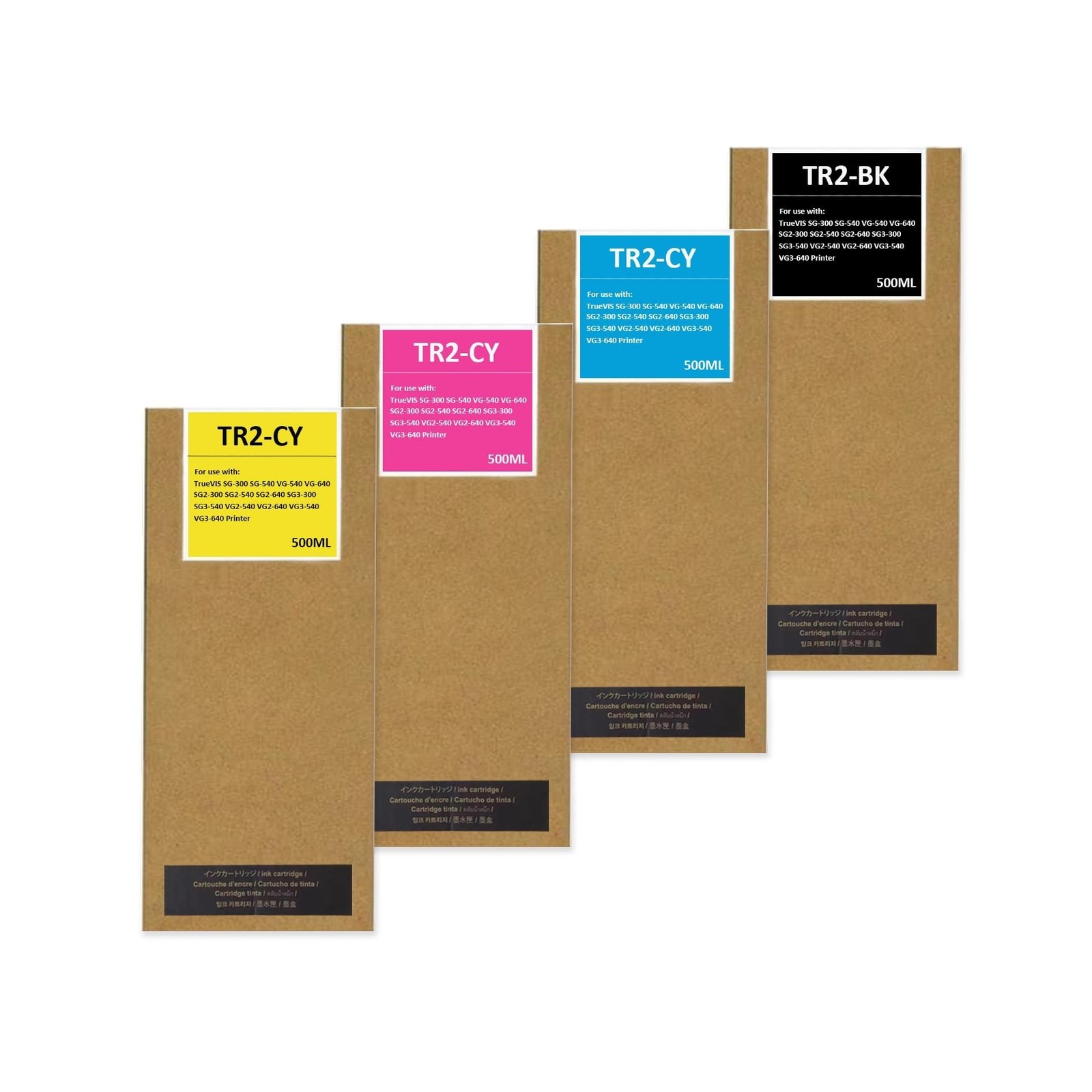 TR2 Compatible Ink Cartridge Replacement for Roland TrueVIS TR2 SG-300 SG-540...