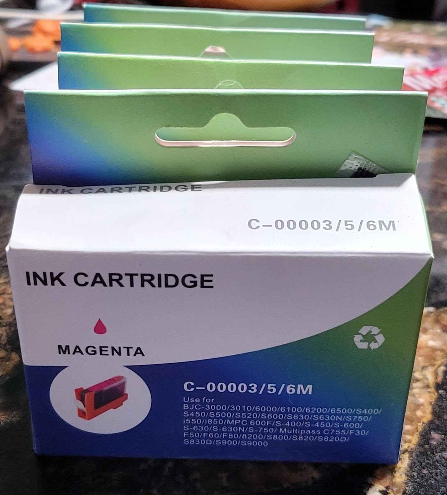 CANON PIXMA BCI-3E COMPATIBLE MAGENTA INK CARTRIDGES, QUANTITY 4