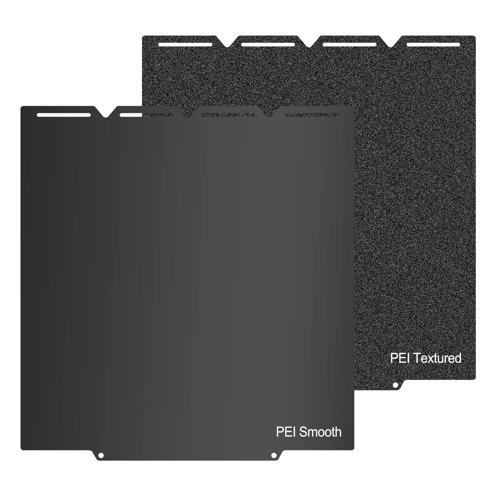 HIKUDIY 270×270mm Double-Sided PEI Build Plate for Snapmaker U1, Black Smooth...