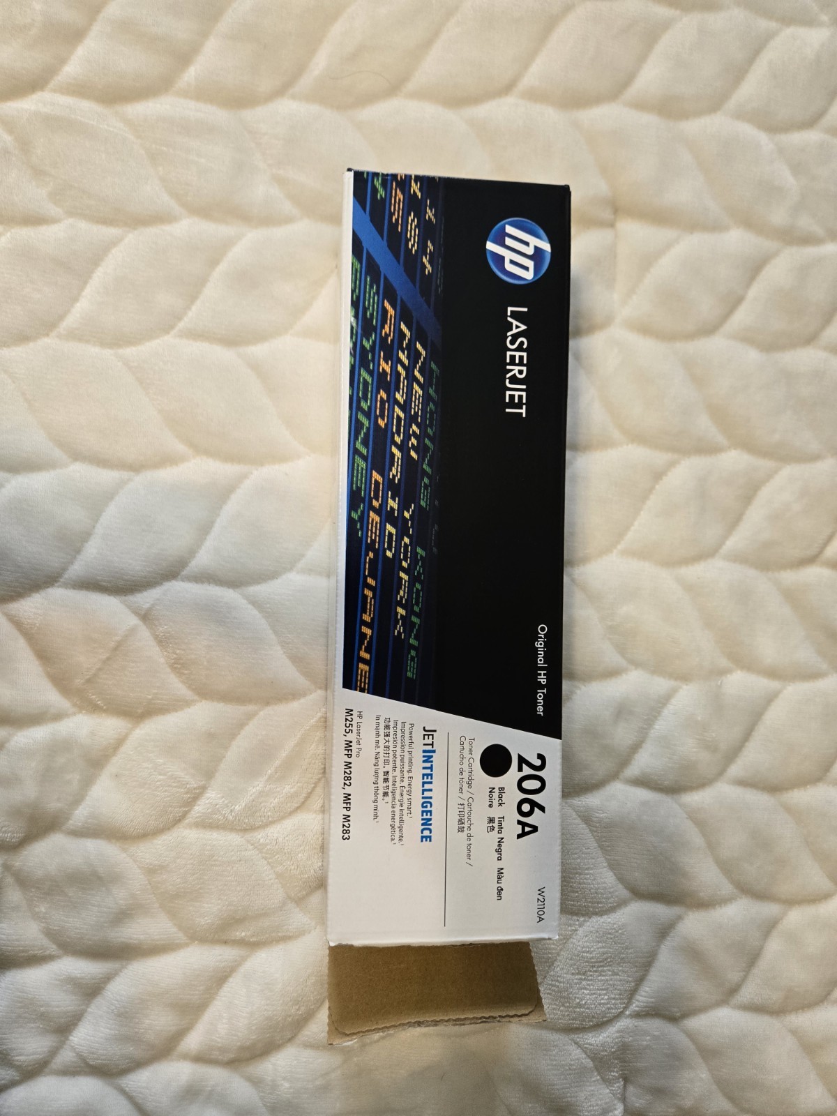 New OEM HP 206A (W2110A) Black Toner Cartridge- Open Box Unused 