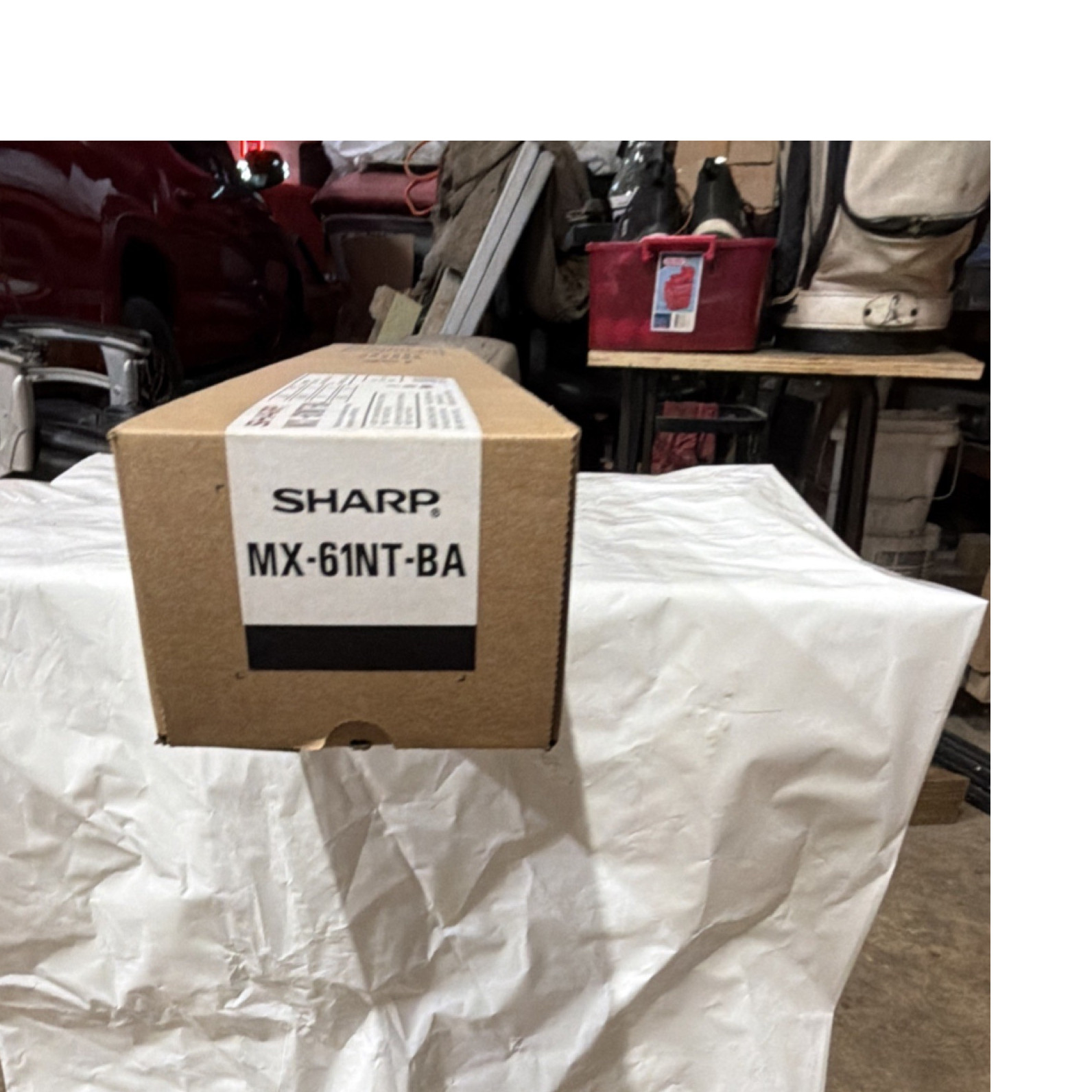 Sharp MX-61NT-BA Genuine/Original Black Laser Toner Cartridge for Sharp