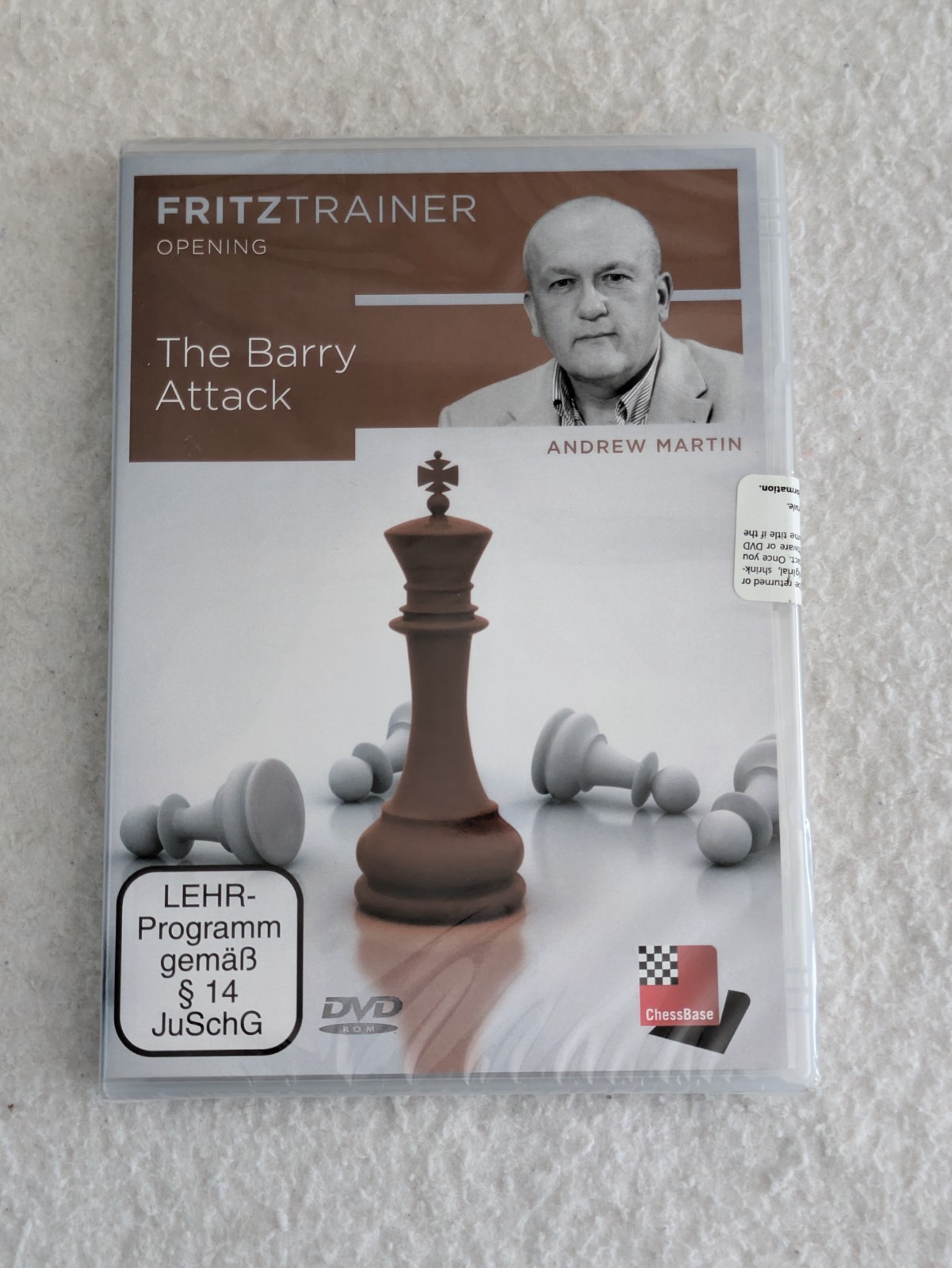 FritzTrainer Opening ANDREW MARTIN The Barry Attack PC DVD ROM Chessbase SEALED